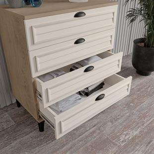 ÇAKRA AYNALI ŞİFONYER %100 MDF