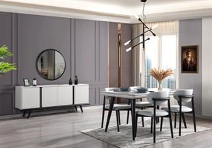 DUBAİ KONSOL SİYAH - FİLDİŞİ 