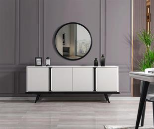 DUBAİ KONSOL SİYAH - FİLDİŞİ 