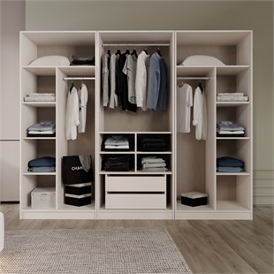 SİLİVRİ MODÜLER 6 KAPILI DOLAP 