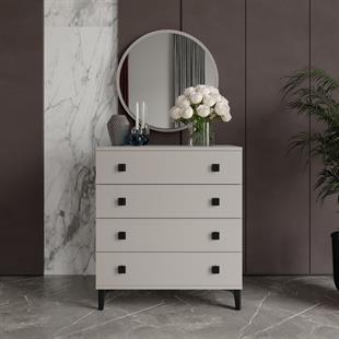 KONFOR AYNALI ŞİFONYER %100 MDF