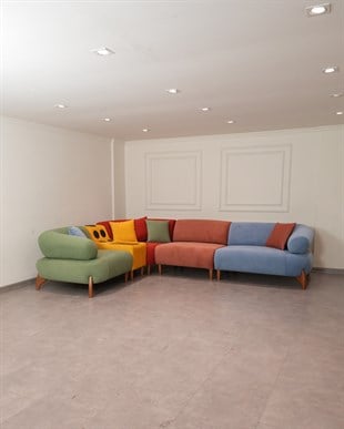 Lüks Berlin Modüler Köşe 322/202 cm