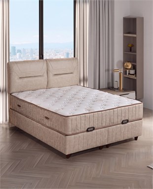 Pırlanta Yatak Baza Başlık Seti 160x200
