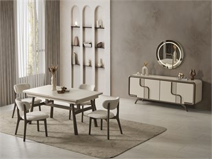 PRADA MASA 4 SANDALYE