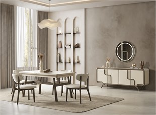 PRADA MASA 4 SANDALYE