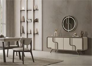 PRADA MASA 4 SANDALYE