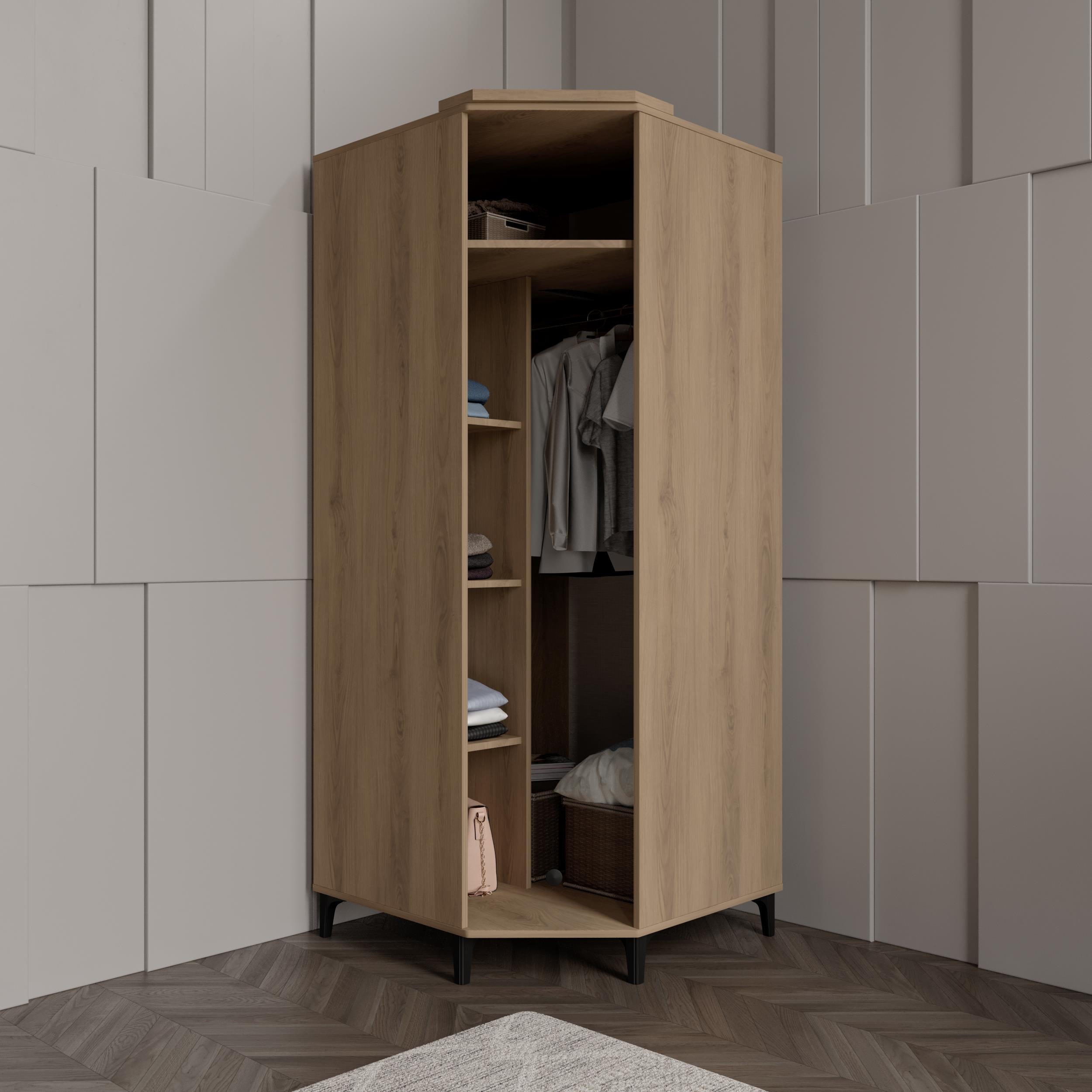  KİSRA KÖŞE DOLAP %100 MDF