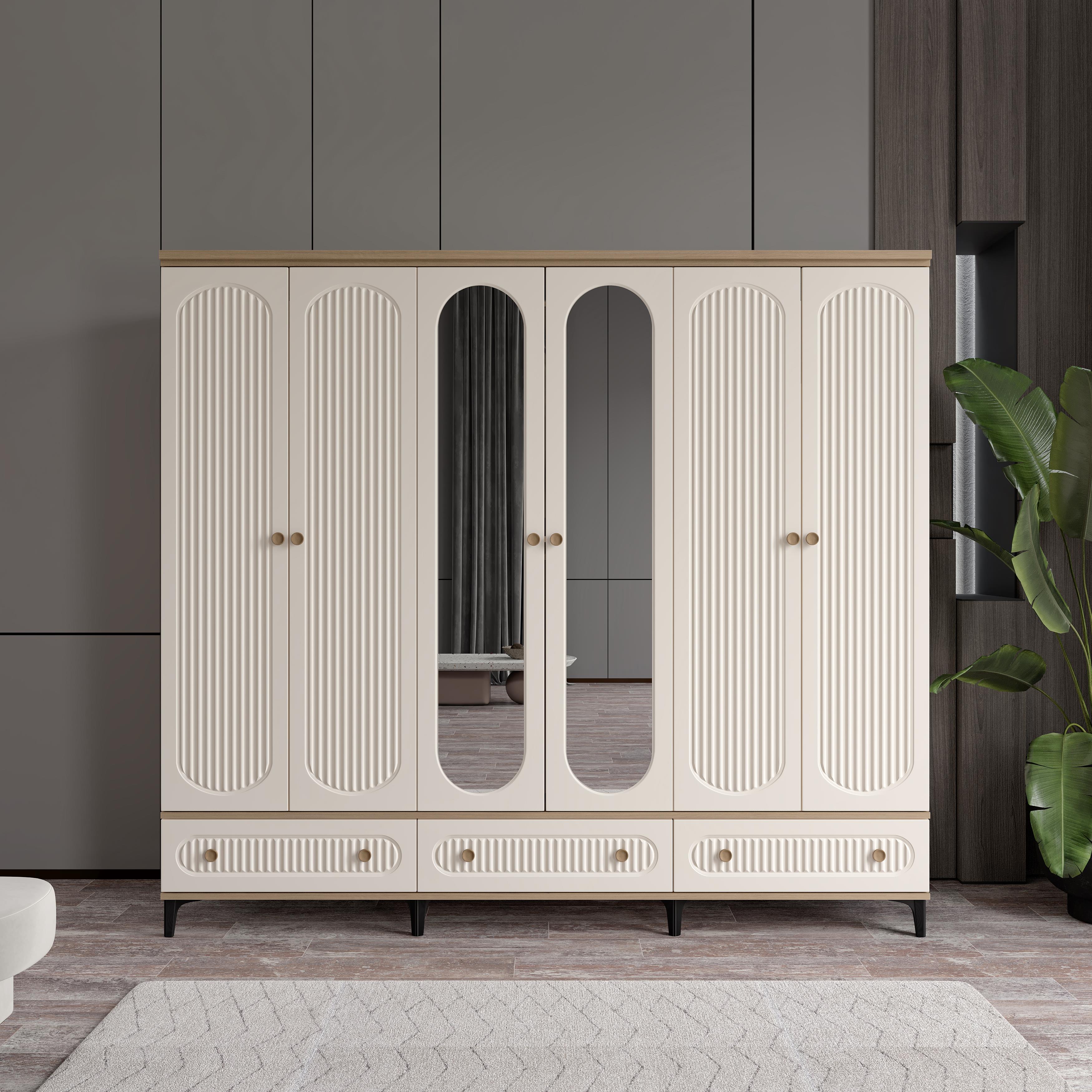  OSKAR 6 KAPILI DOLAP %100 MDF