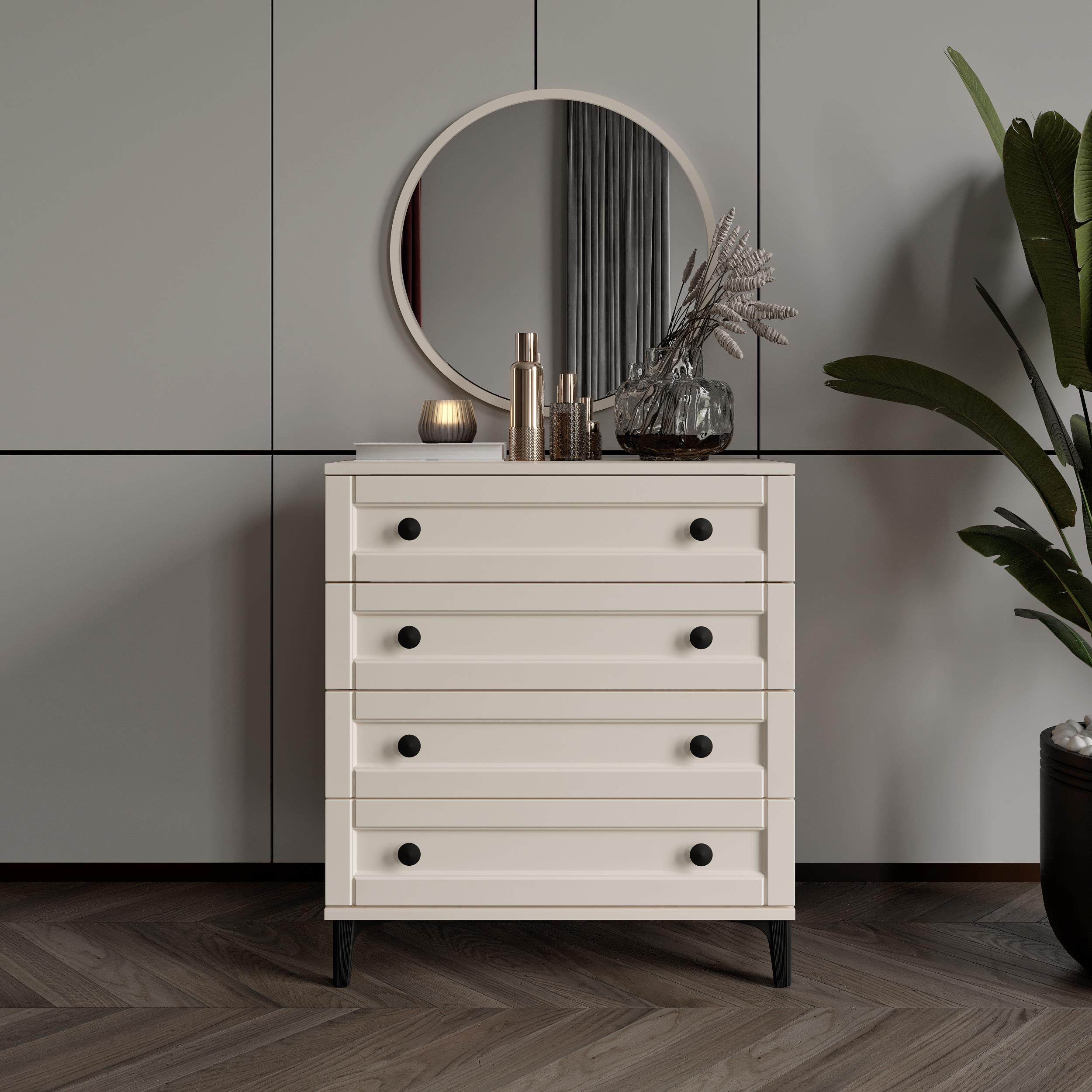 SARDUNYA  AYNALI ŞİFONYER AYTAŞI %100 MDF