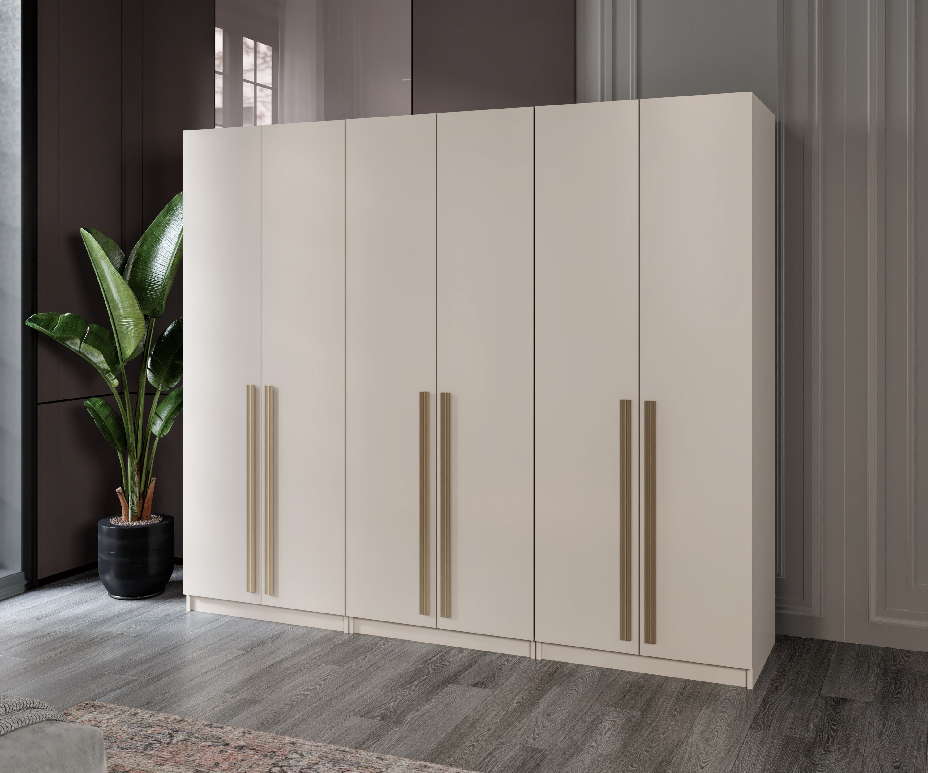 SİLİVRİ MODÜLER 6 KAPILI DOLAP 