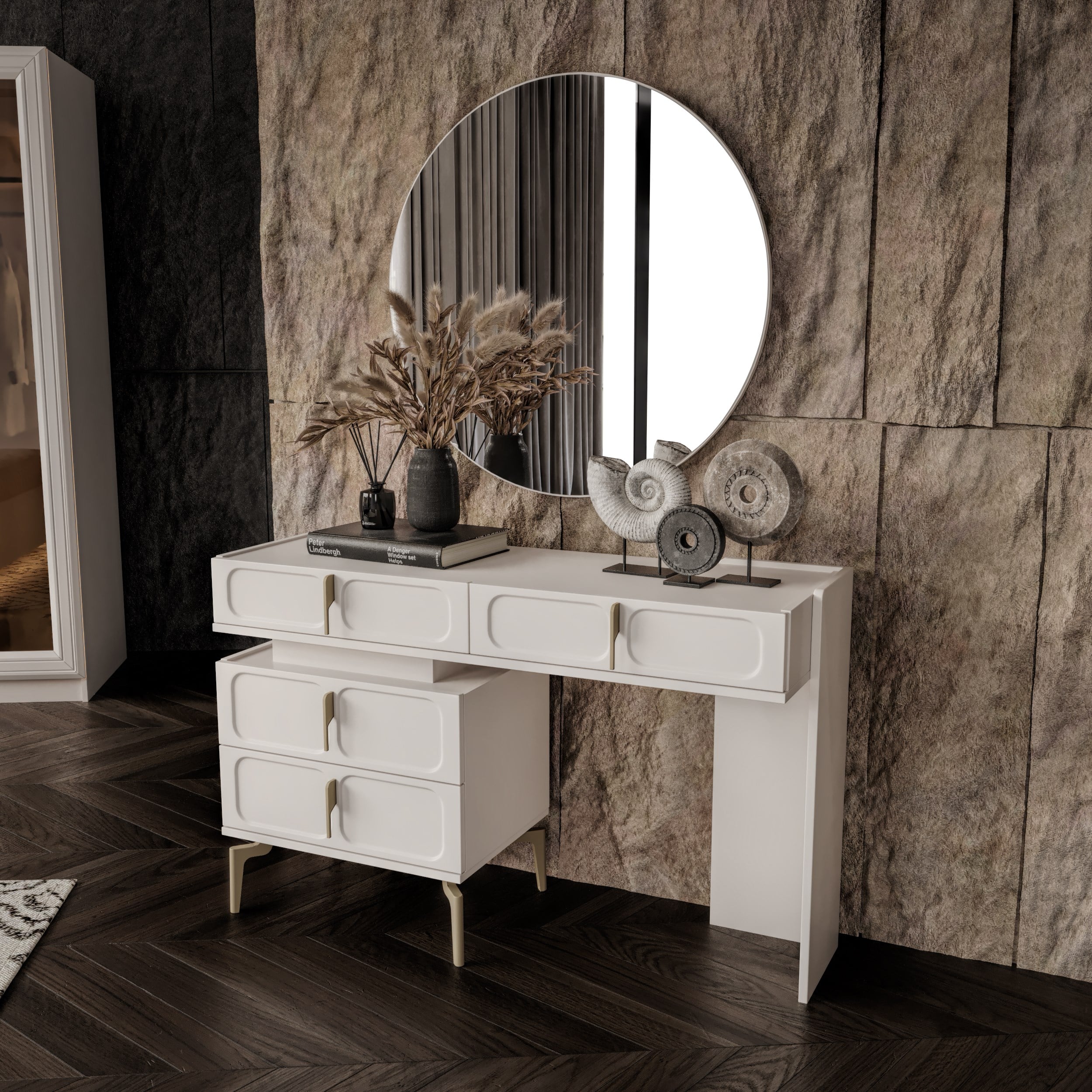 VERSACE  AYNALI ŞİFONYER 