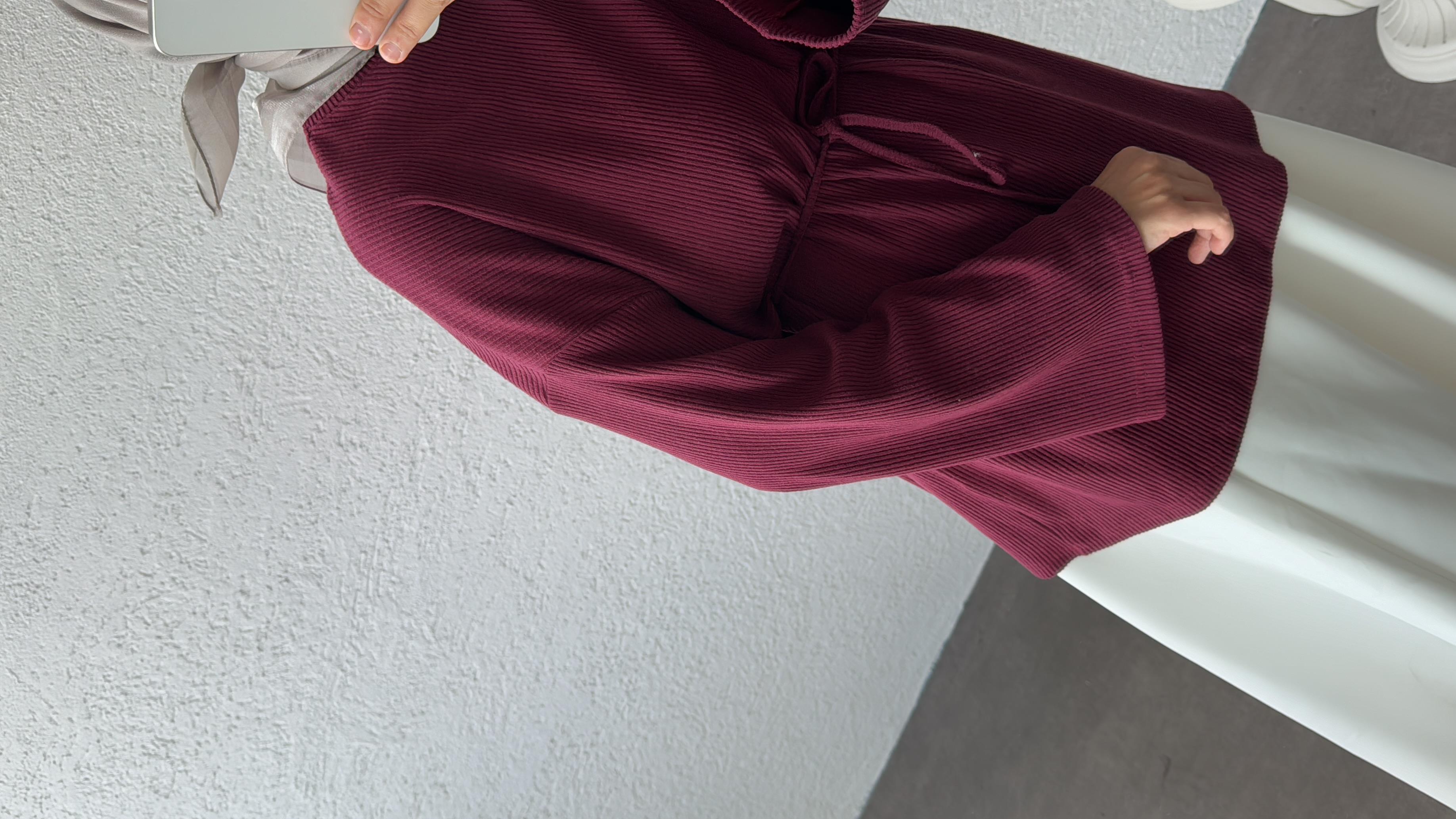 BİYELİ KAŞKORSE TUNİK - BORDO