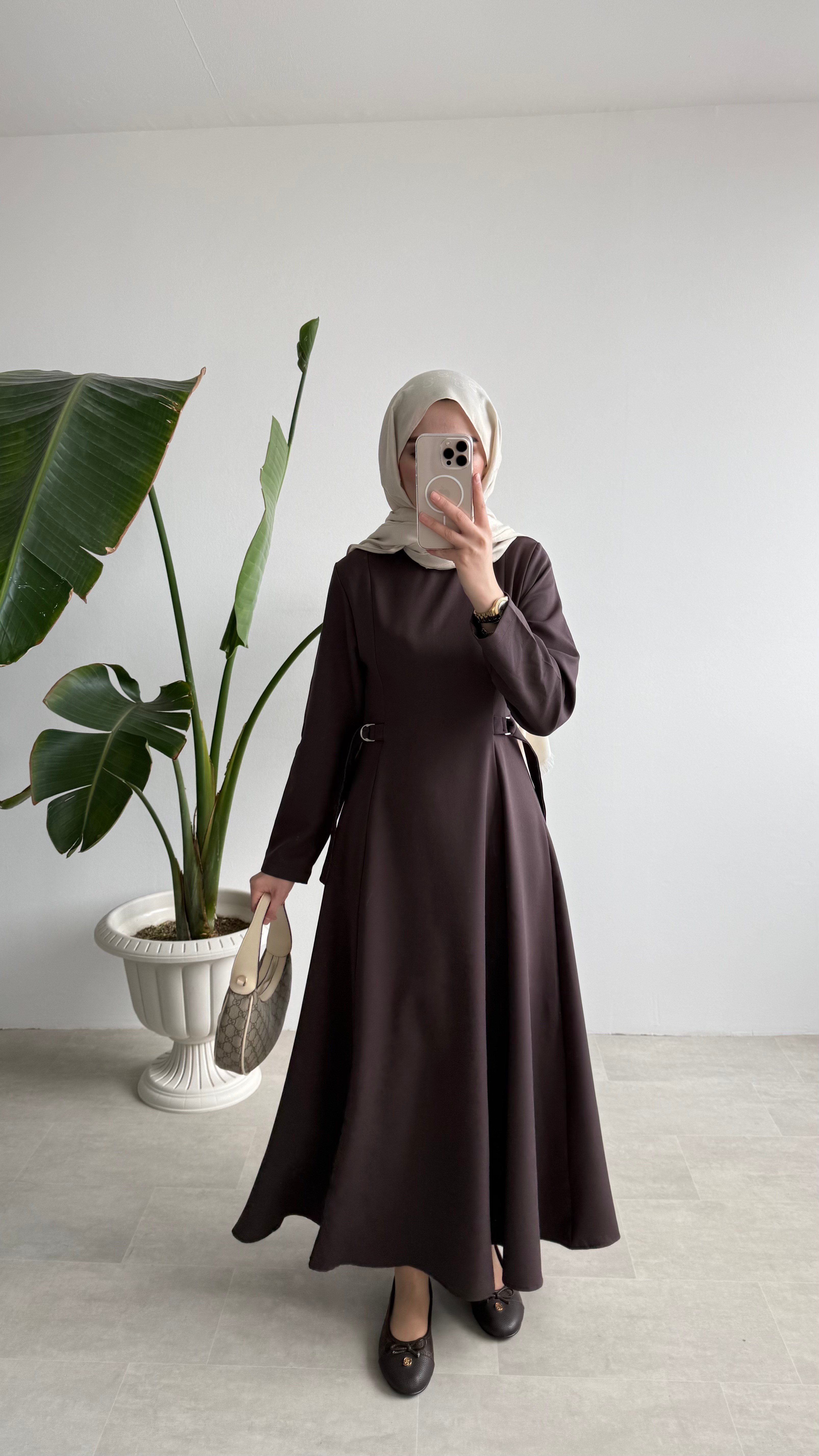 CLEO ELBİSE - ÇİKOLATA