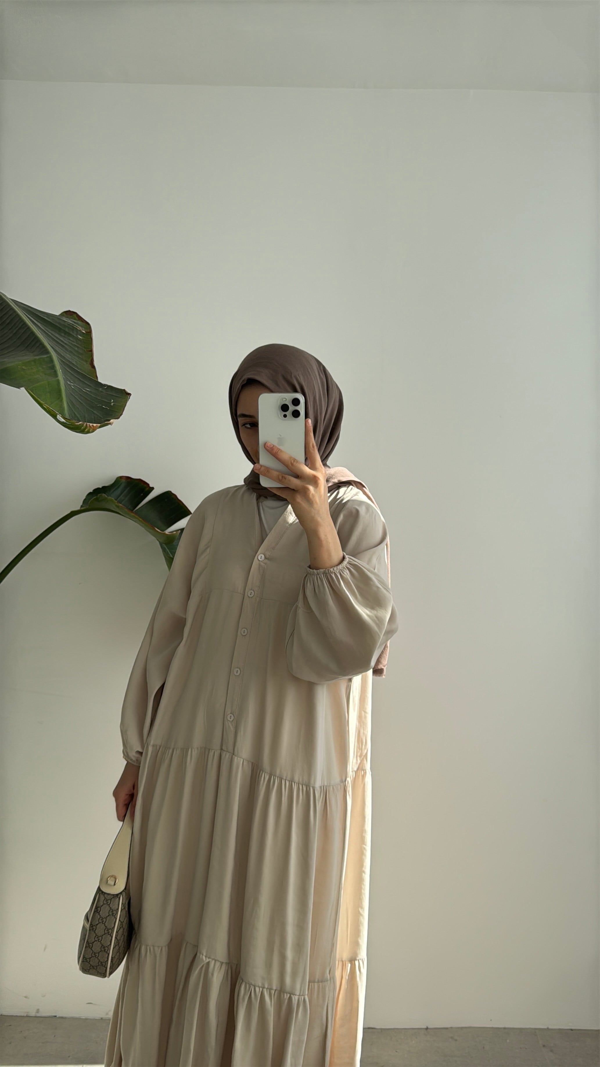 CUPRA KAT KAT ELBİSE - TAŞ