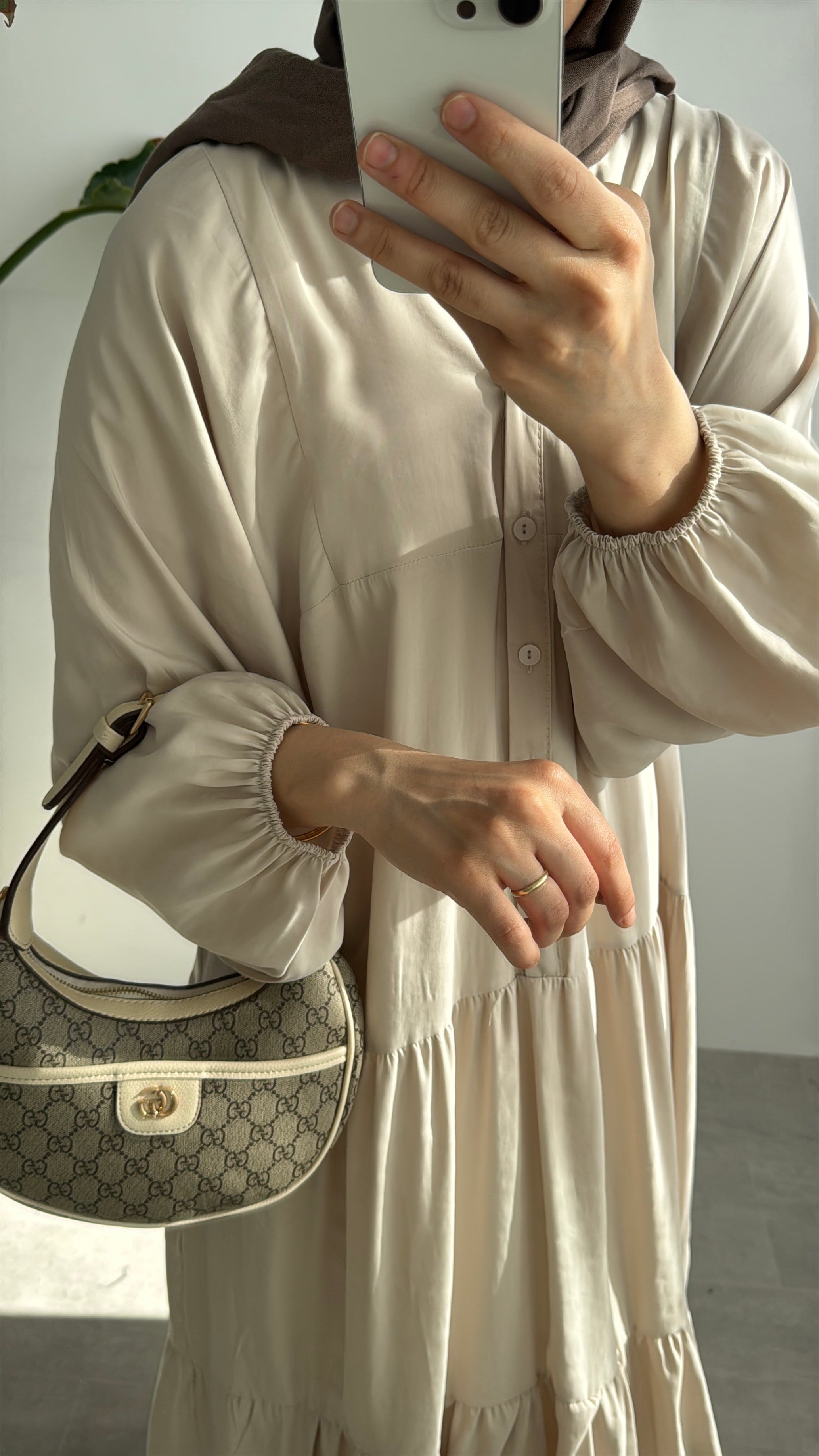 CUPRA KAT KAT ELBİSE - TAŞ