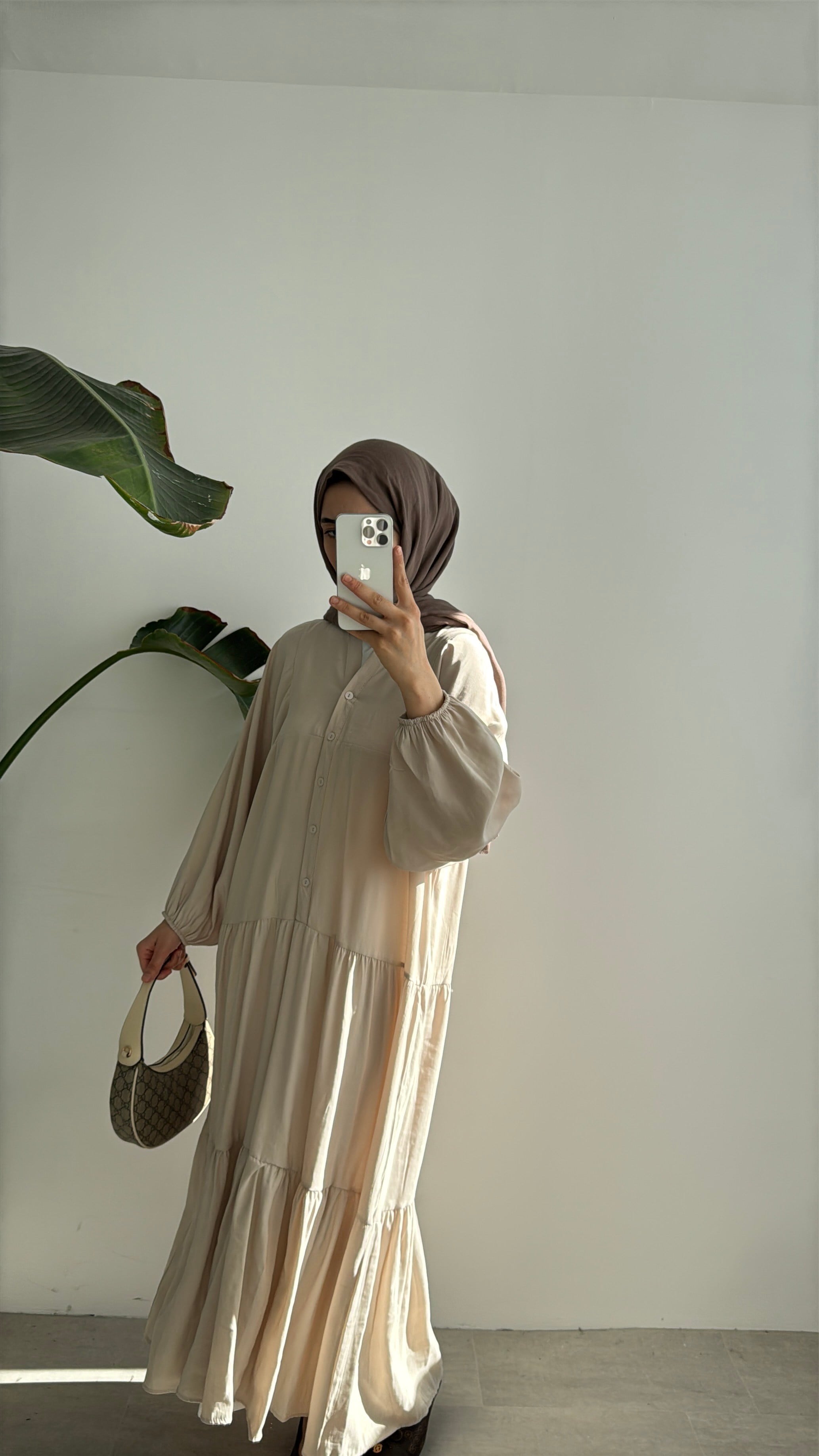 CUPRA KAT KAT ELBİSE - TAŞ