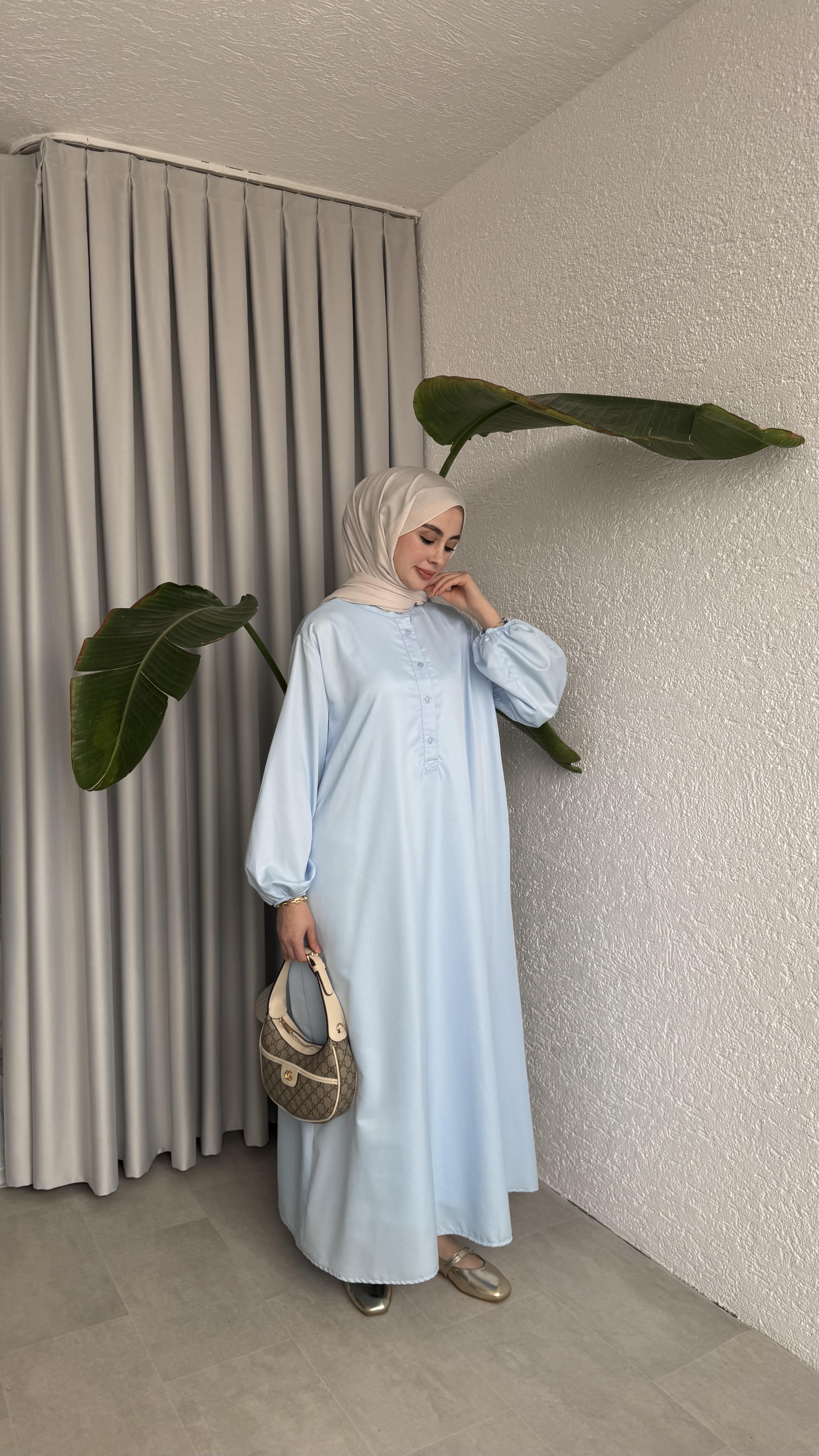 EMNA ELBİSE - BEBE MAVİSİ