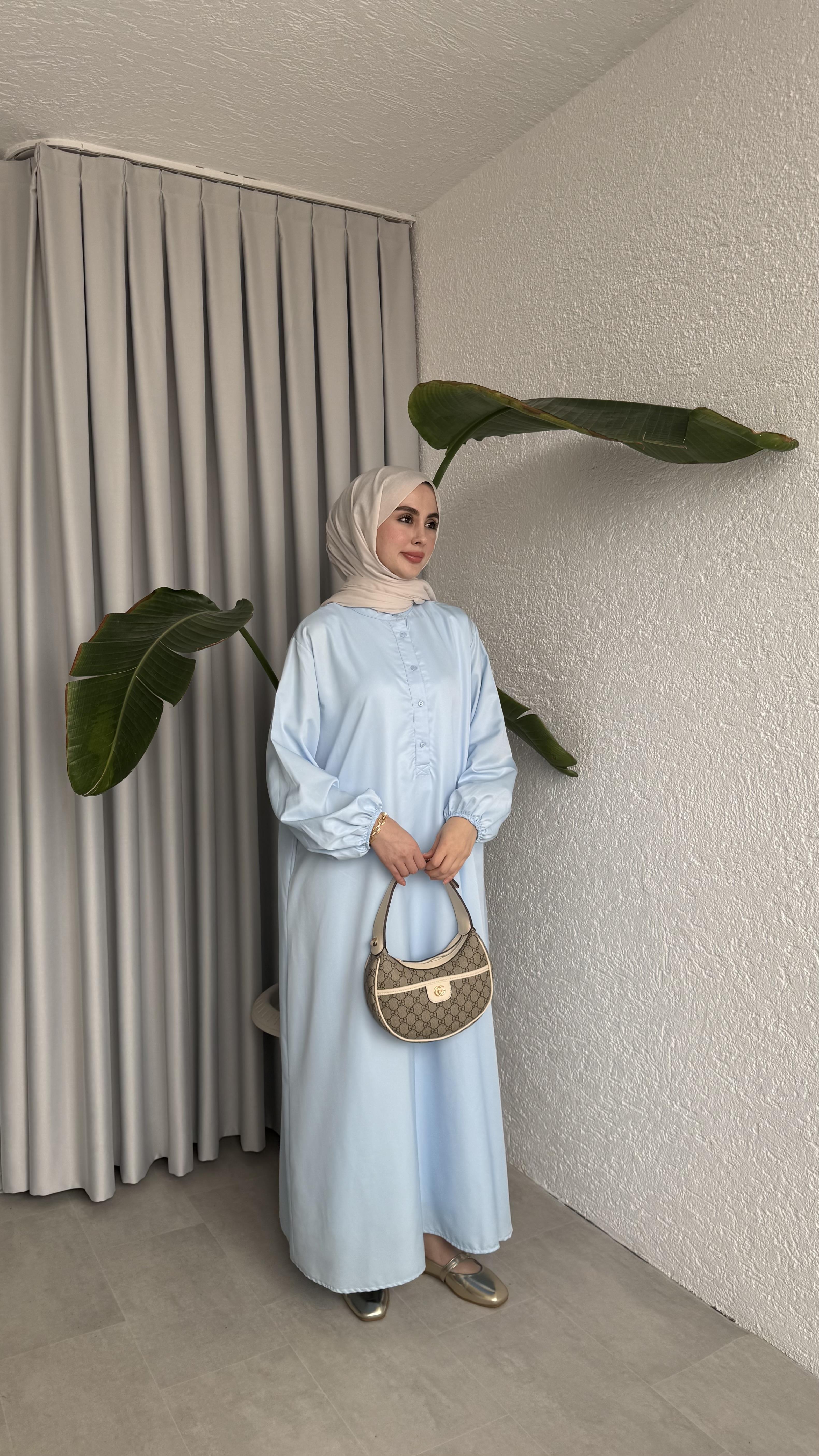 EMNA ELBİSE - BEBE MAVİSİ