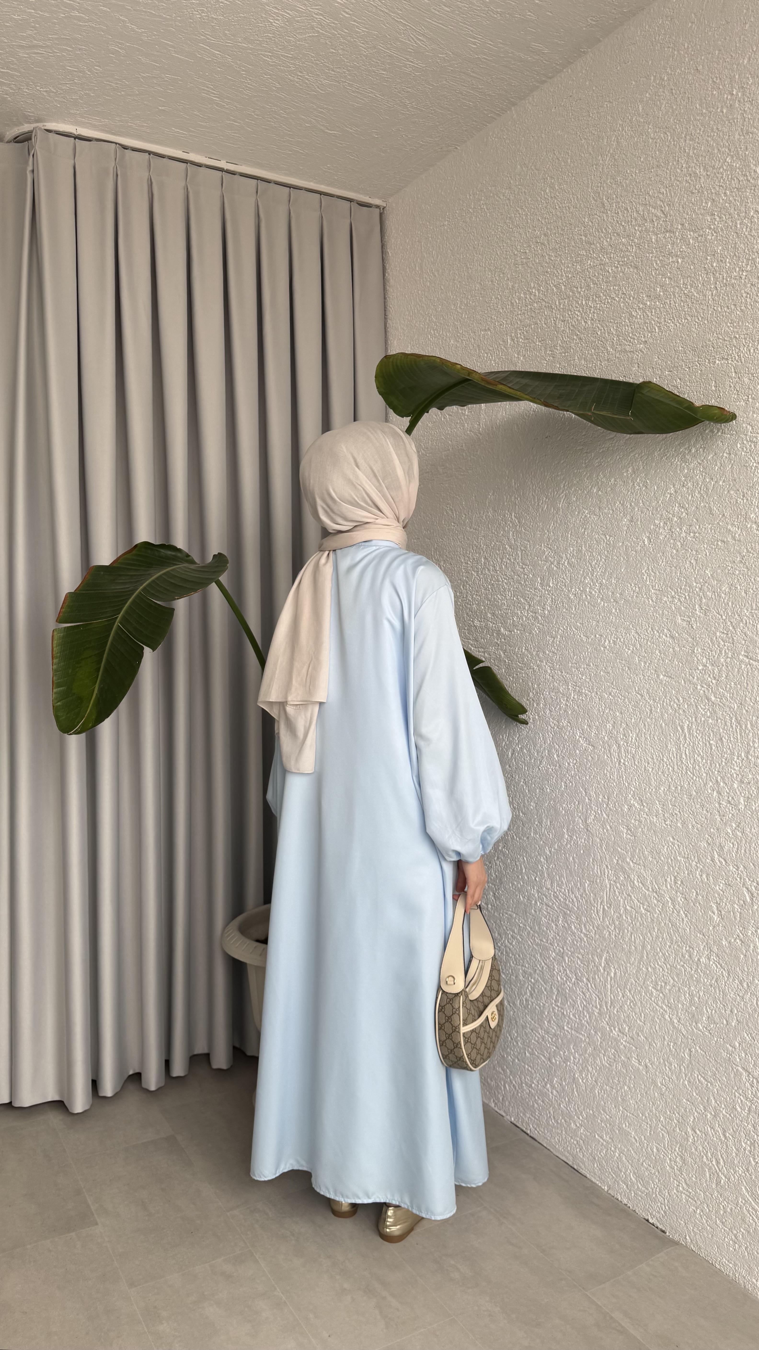 EMNA ELBİSE - BEBE MAVİSİ