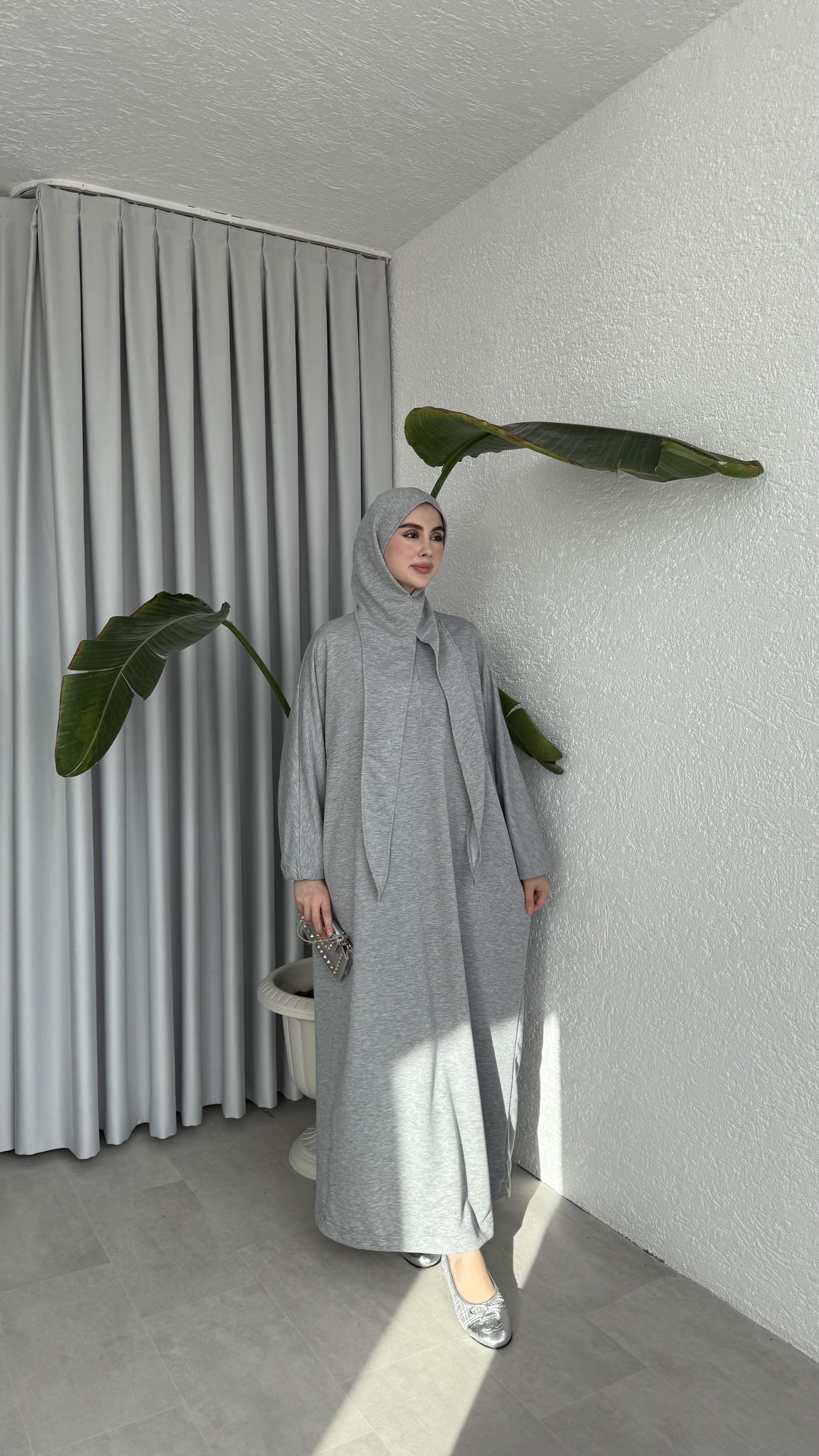 MAHYA ELBİSE - GRİ