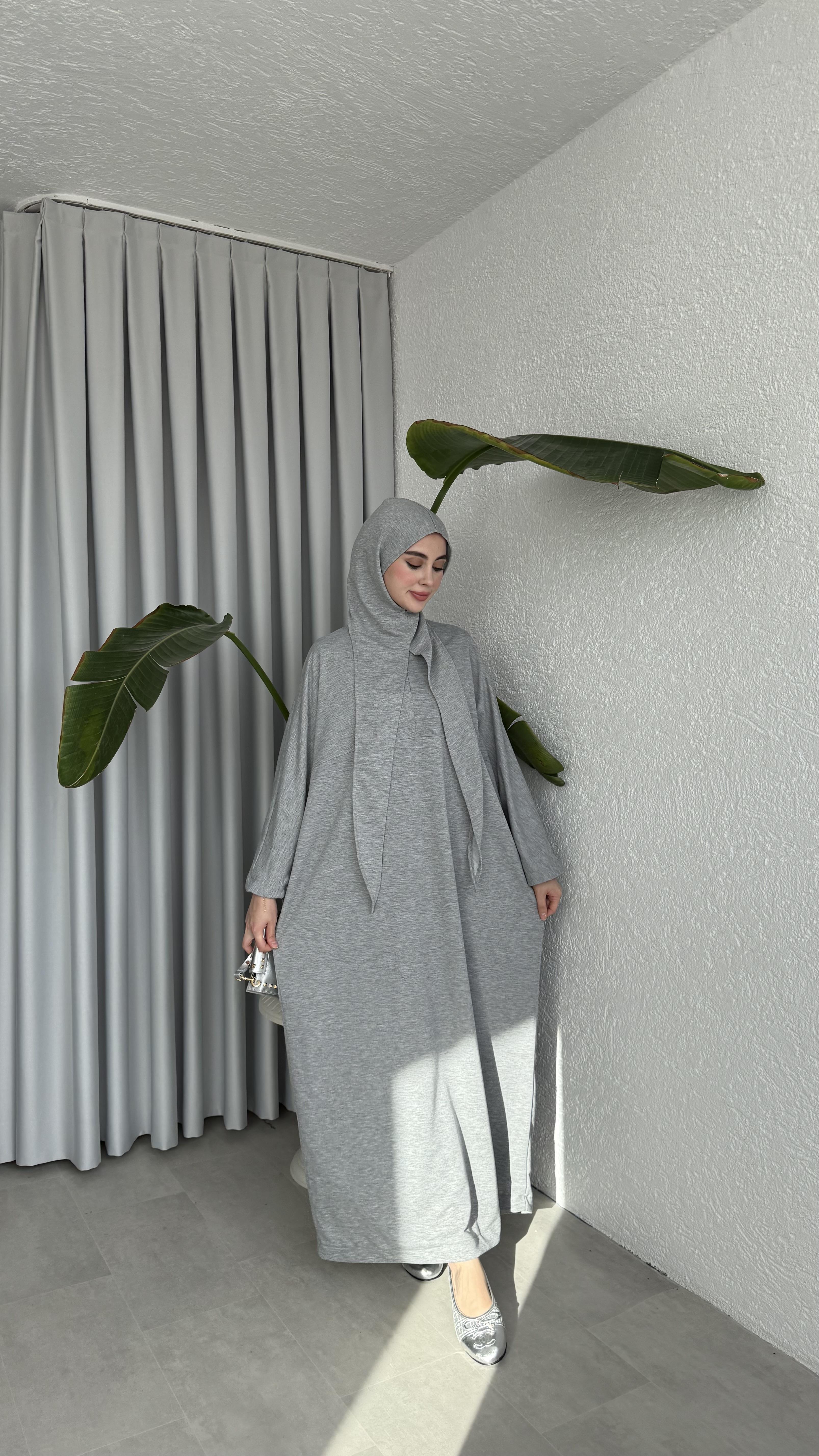 MAHYA ELBİSE - GRİ