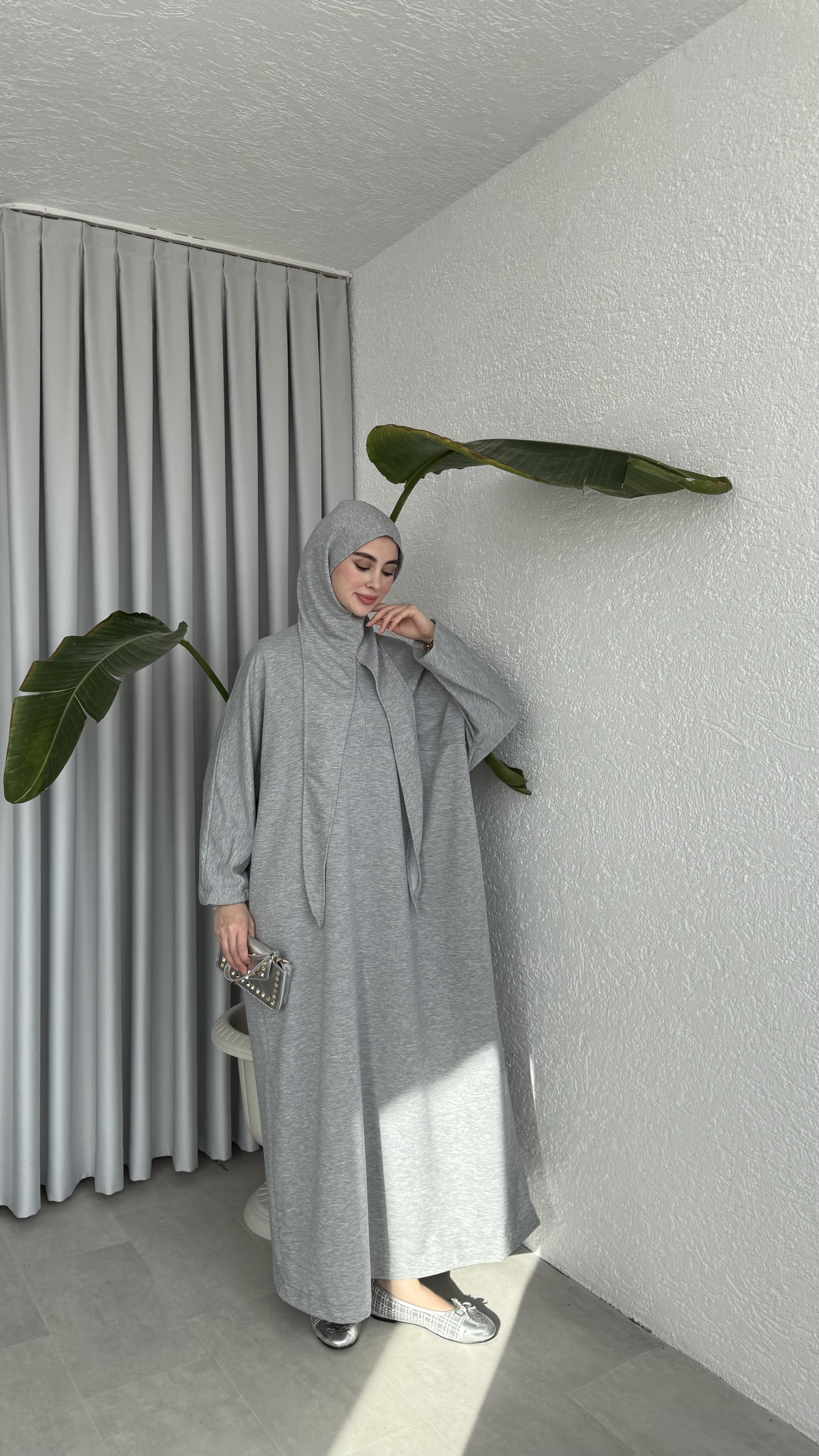 MAHYA ELBİSE - GRİ