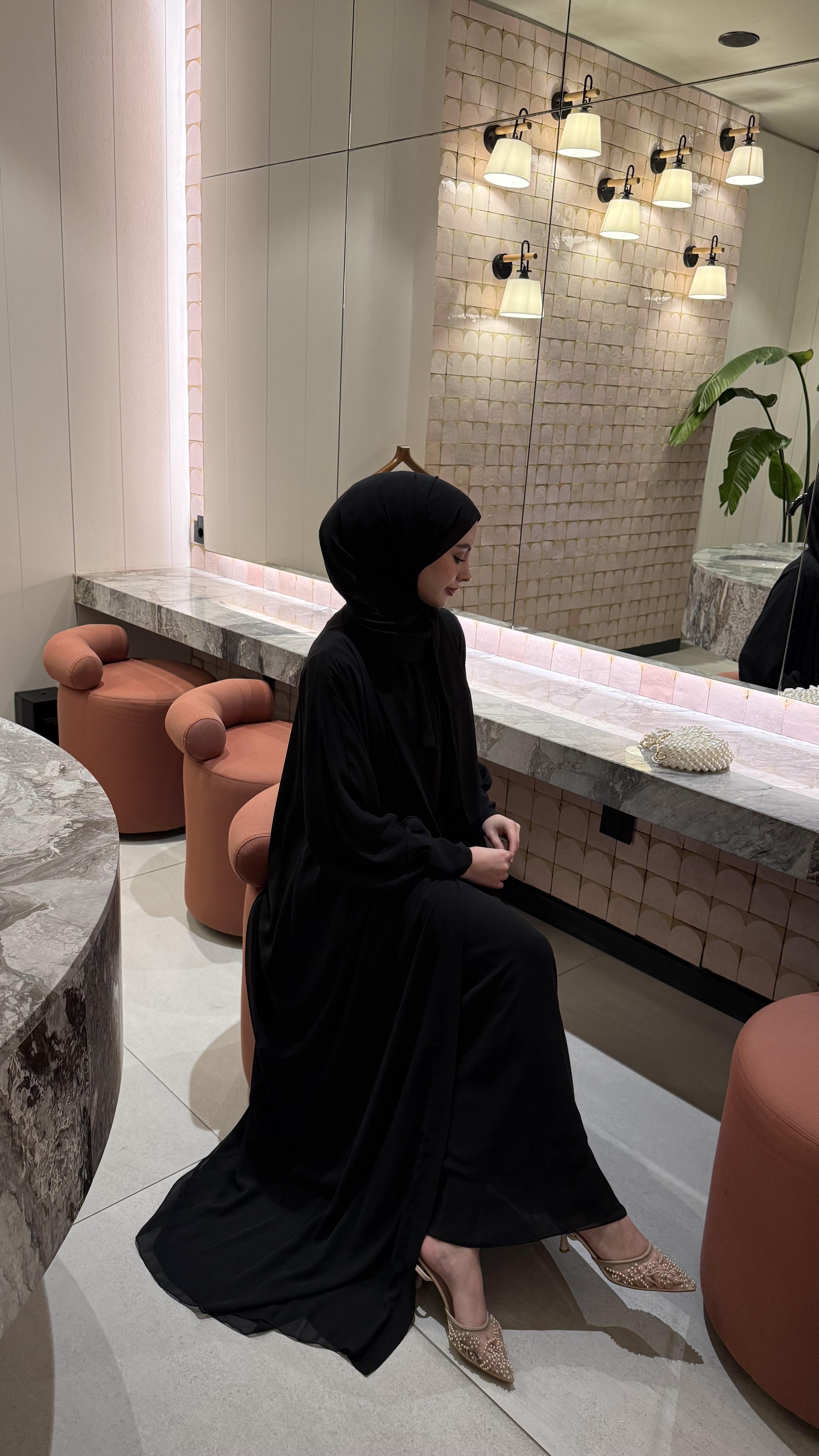 LAREEN ABAYA & FERACE - SİYAH