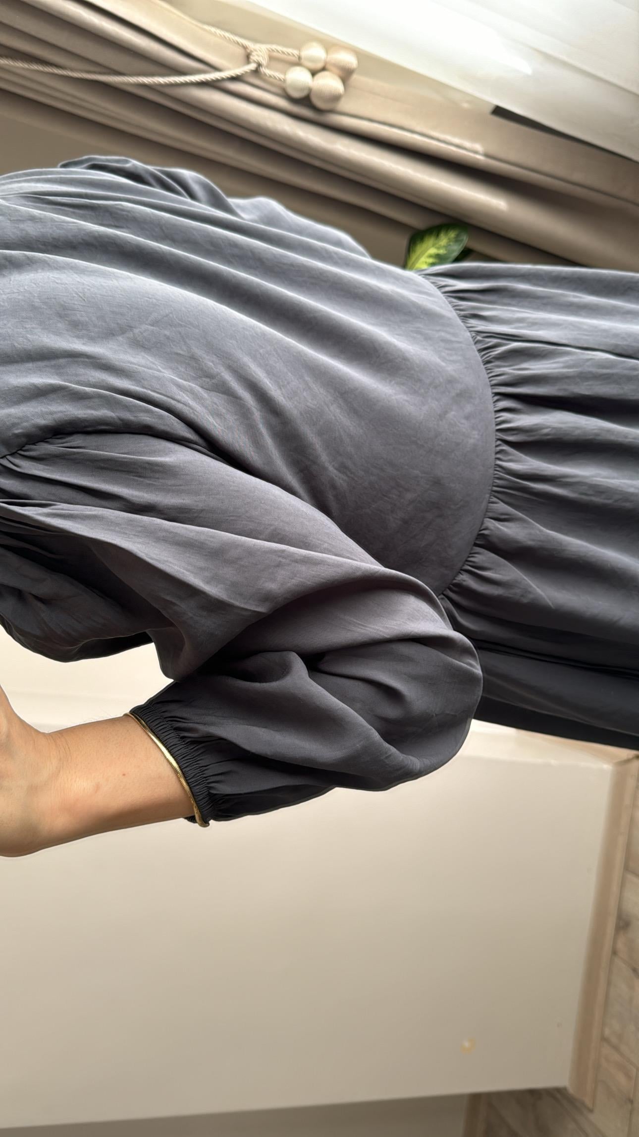 LENORA TENSEL ELBİSE - ANTRASİT