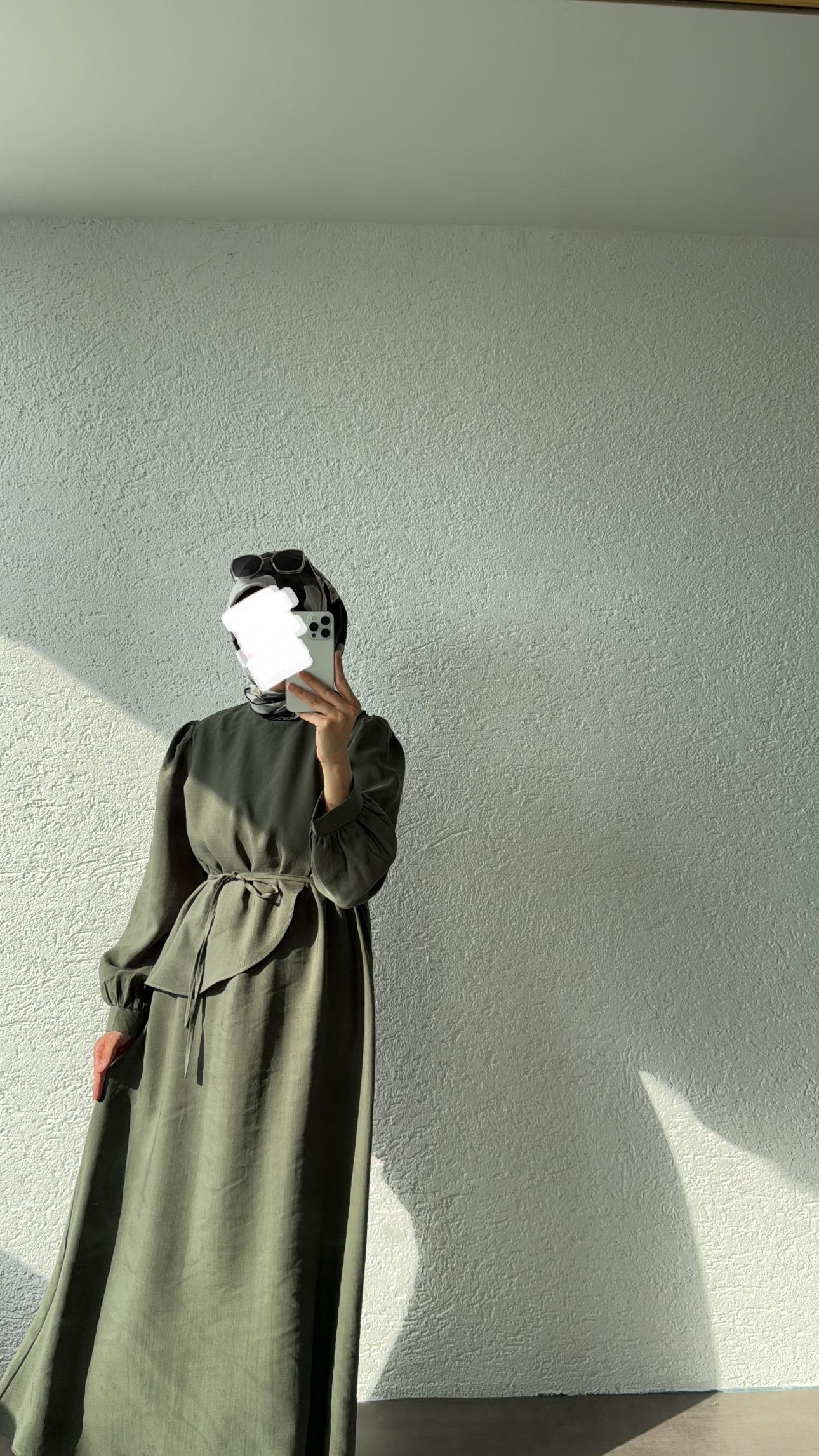 LEUR ELBİSE - HAKİ