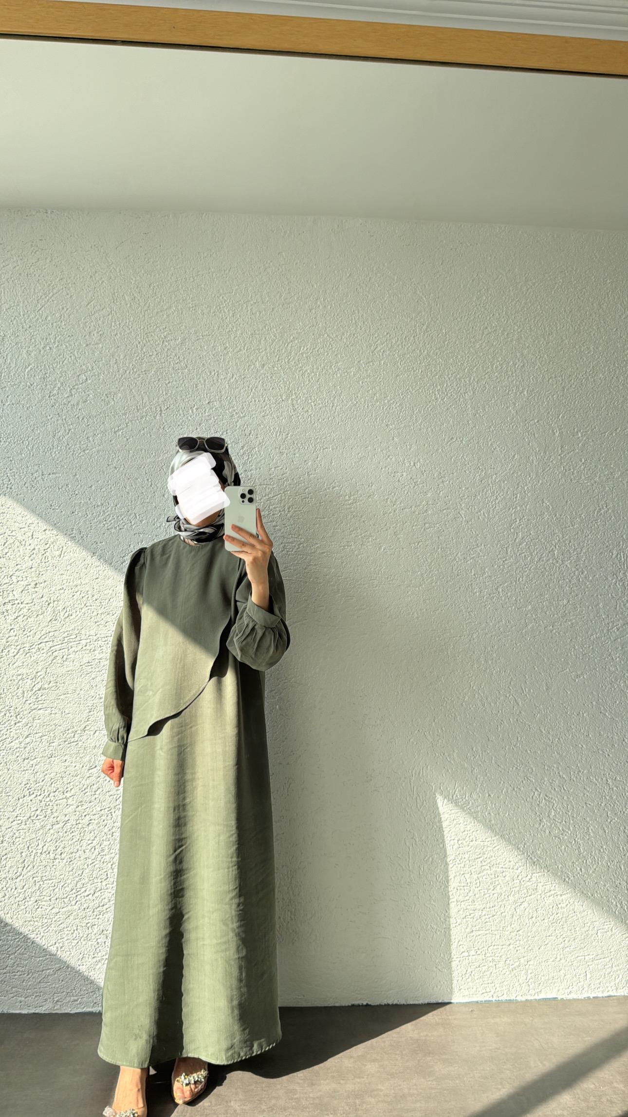 LEUR ELBİSE - HAKİ