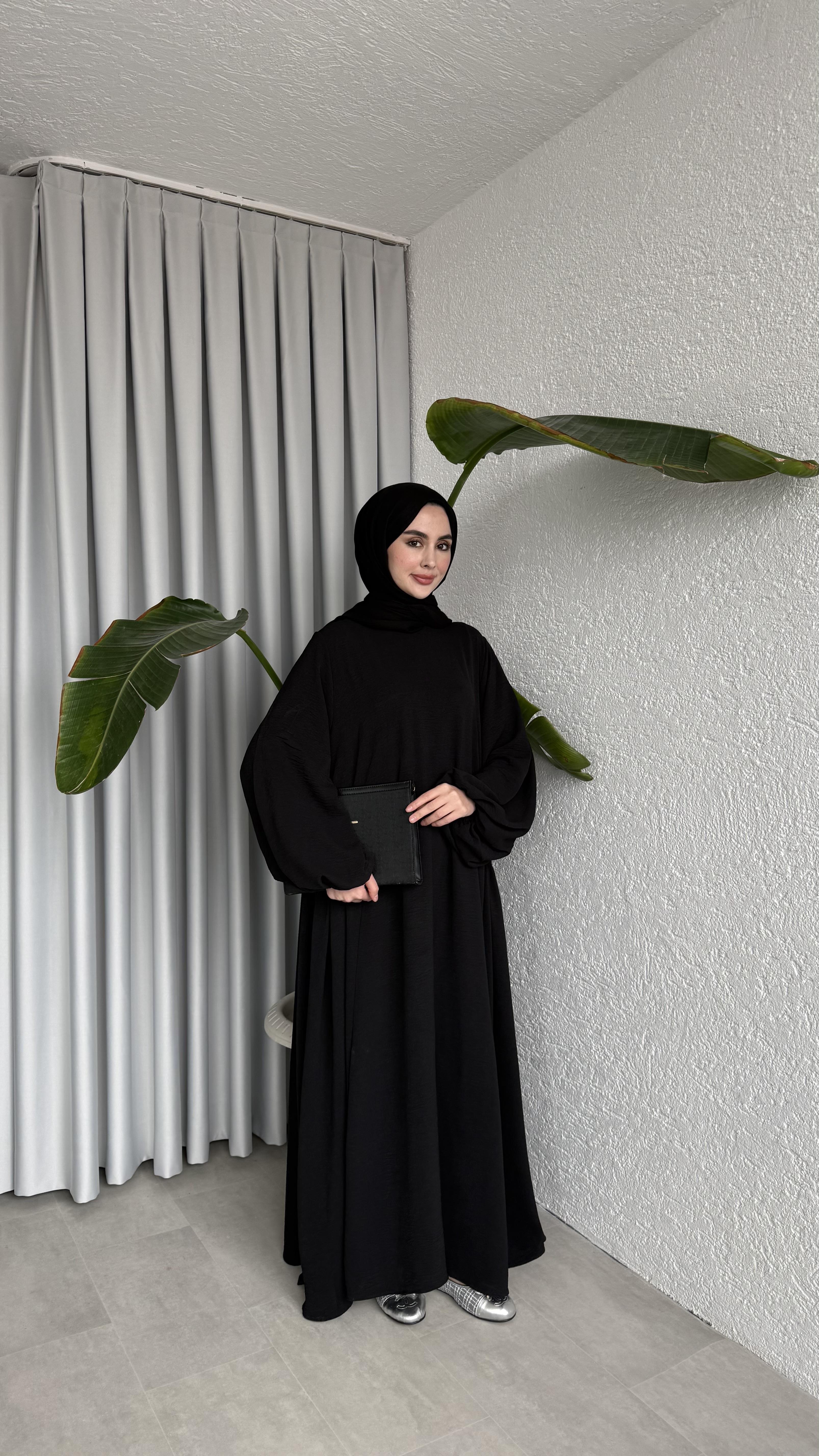 LOTUS ELBİSE SİYAH 