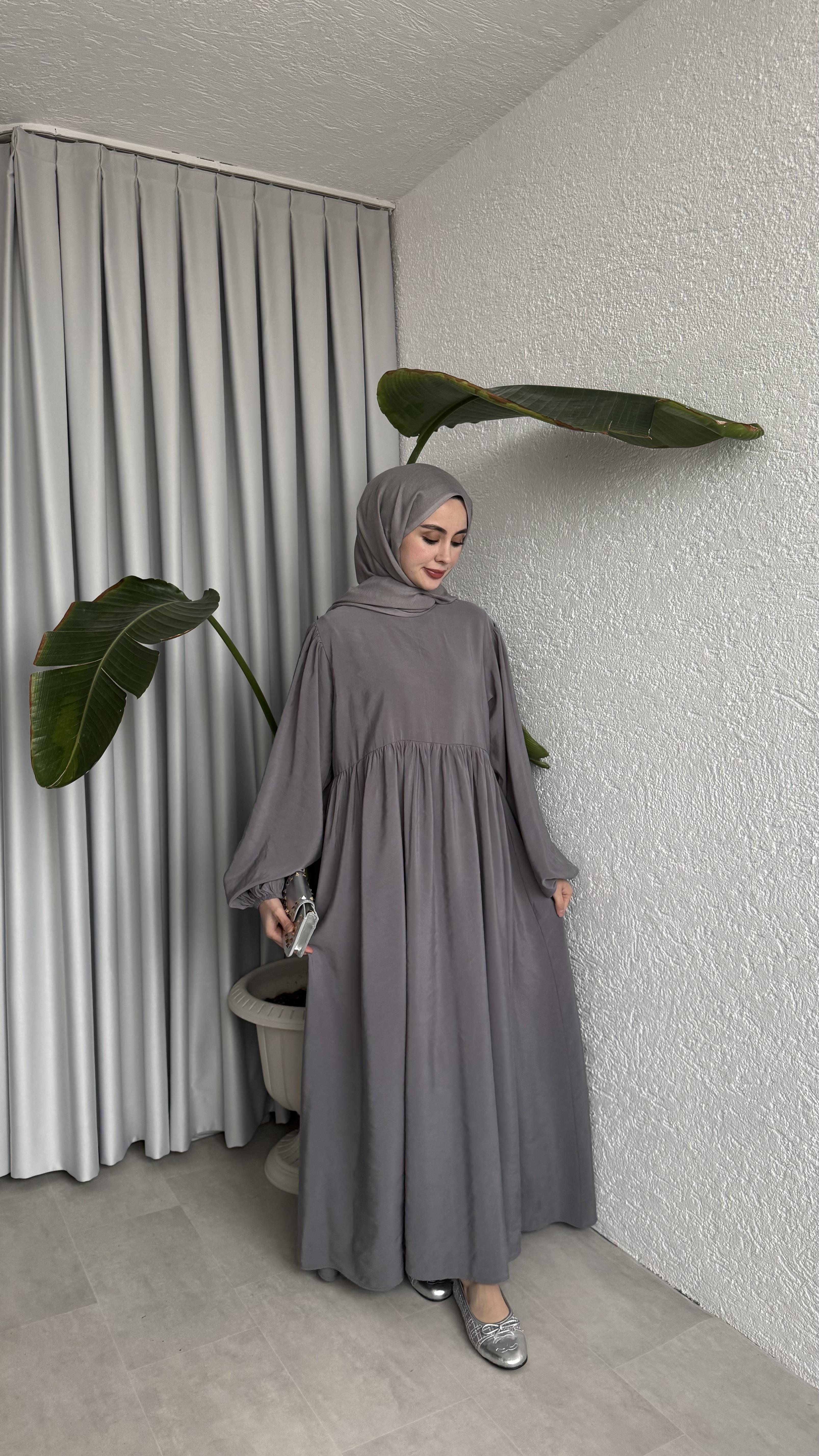 MAVERA CUPRA ELBİSE - ANTRASİT