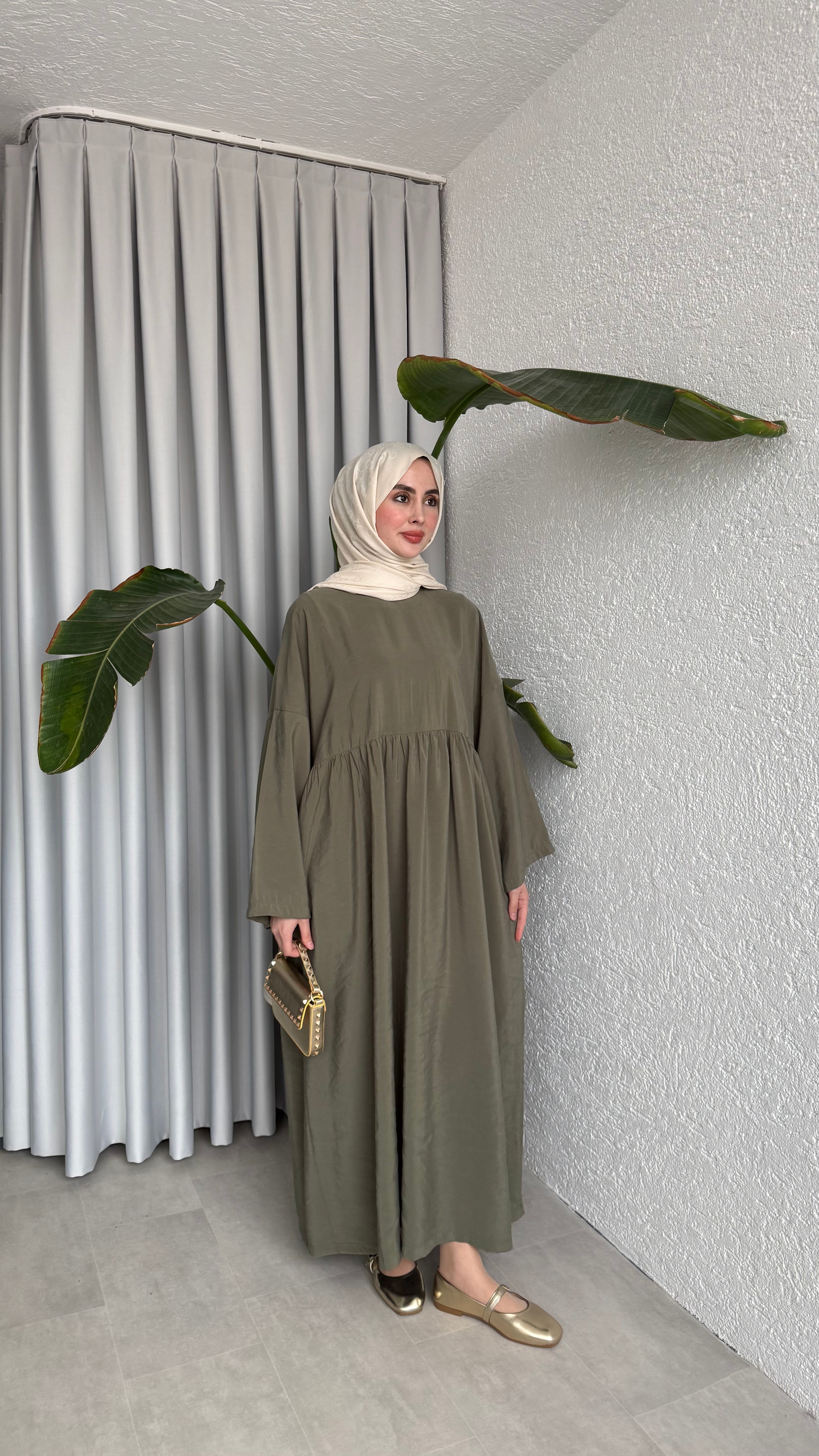 MOON CUPRA ELBİSE - HAKİ