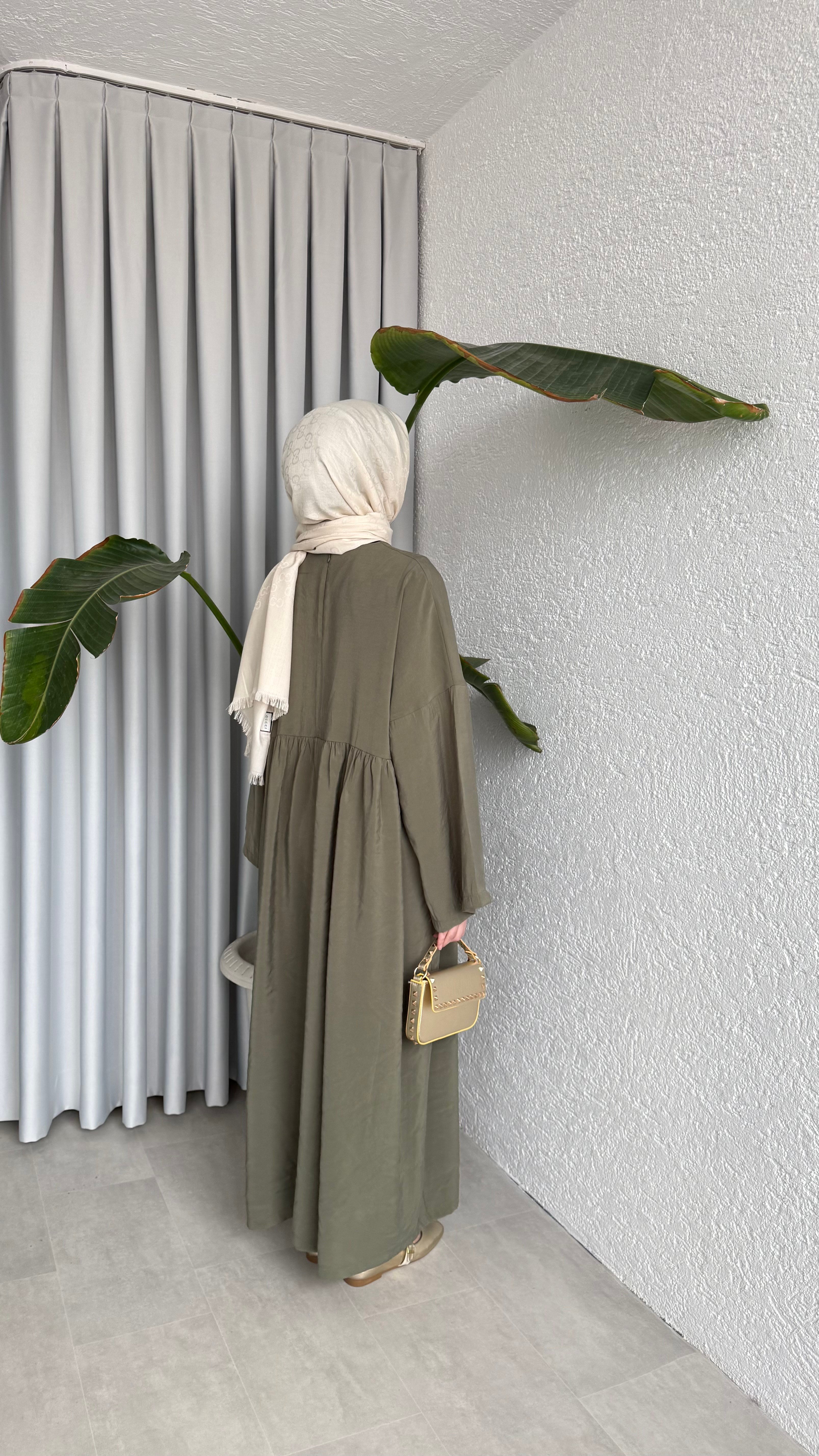 MOON CUPRA ELBİSE - HAKİ