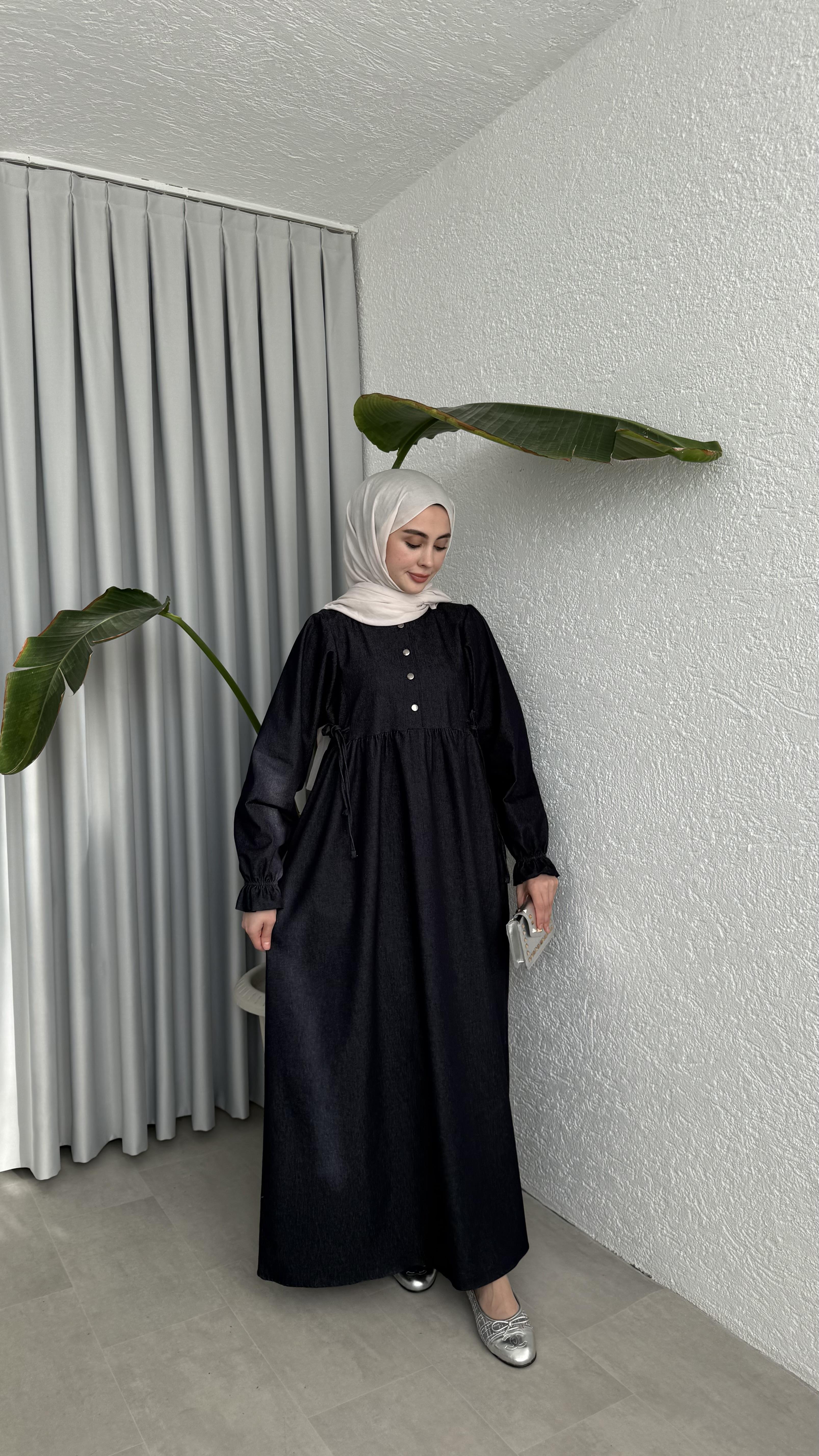 NOBLE ELBİSE - LACİVERT 