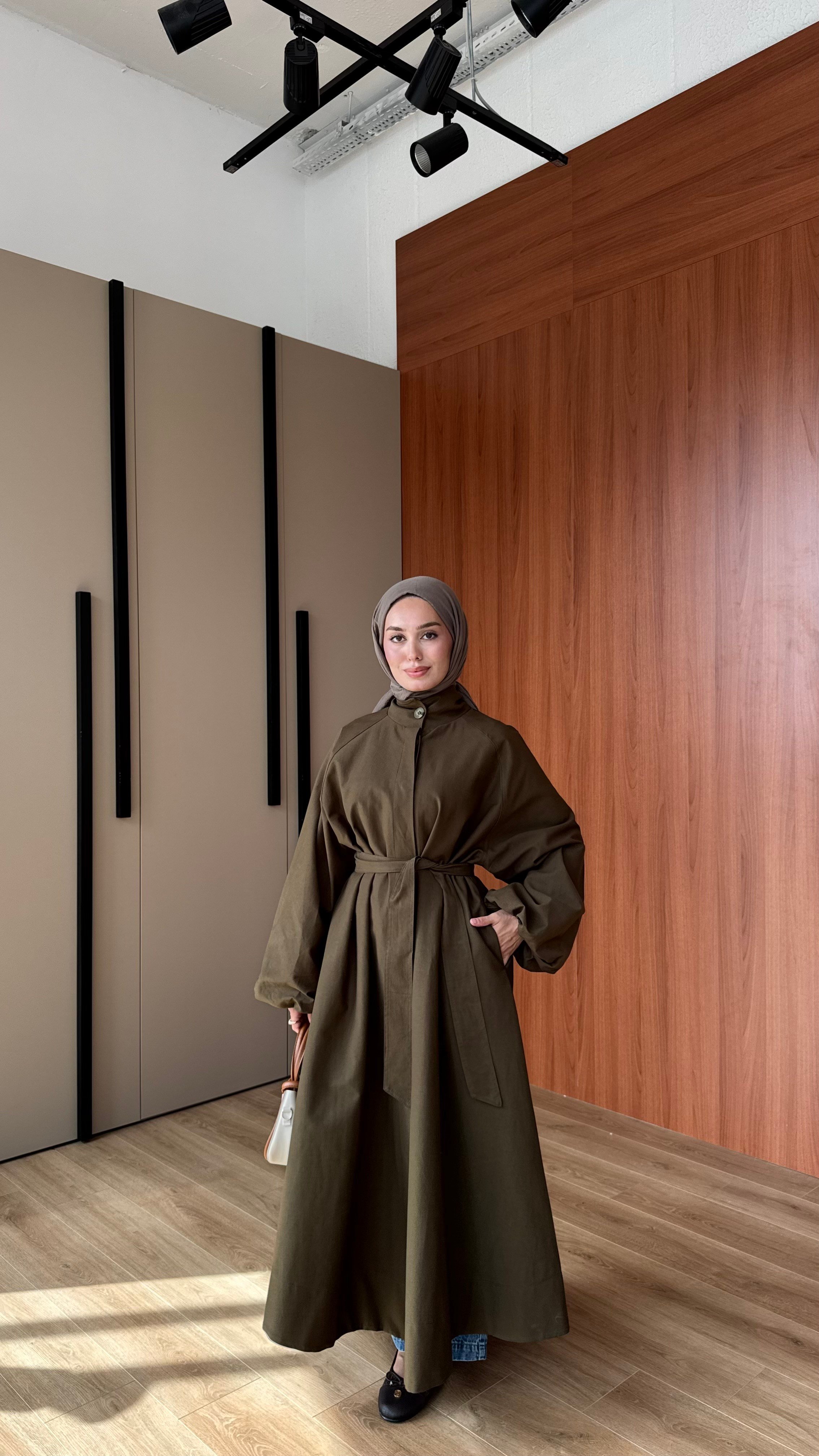 ROBE ASTARLI TRENÇKOT - HAKİ