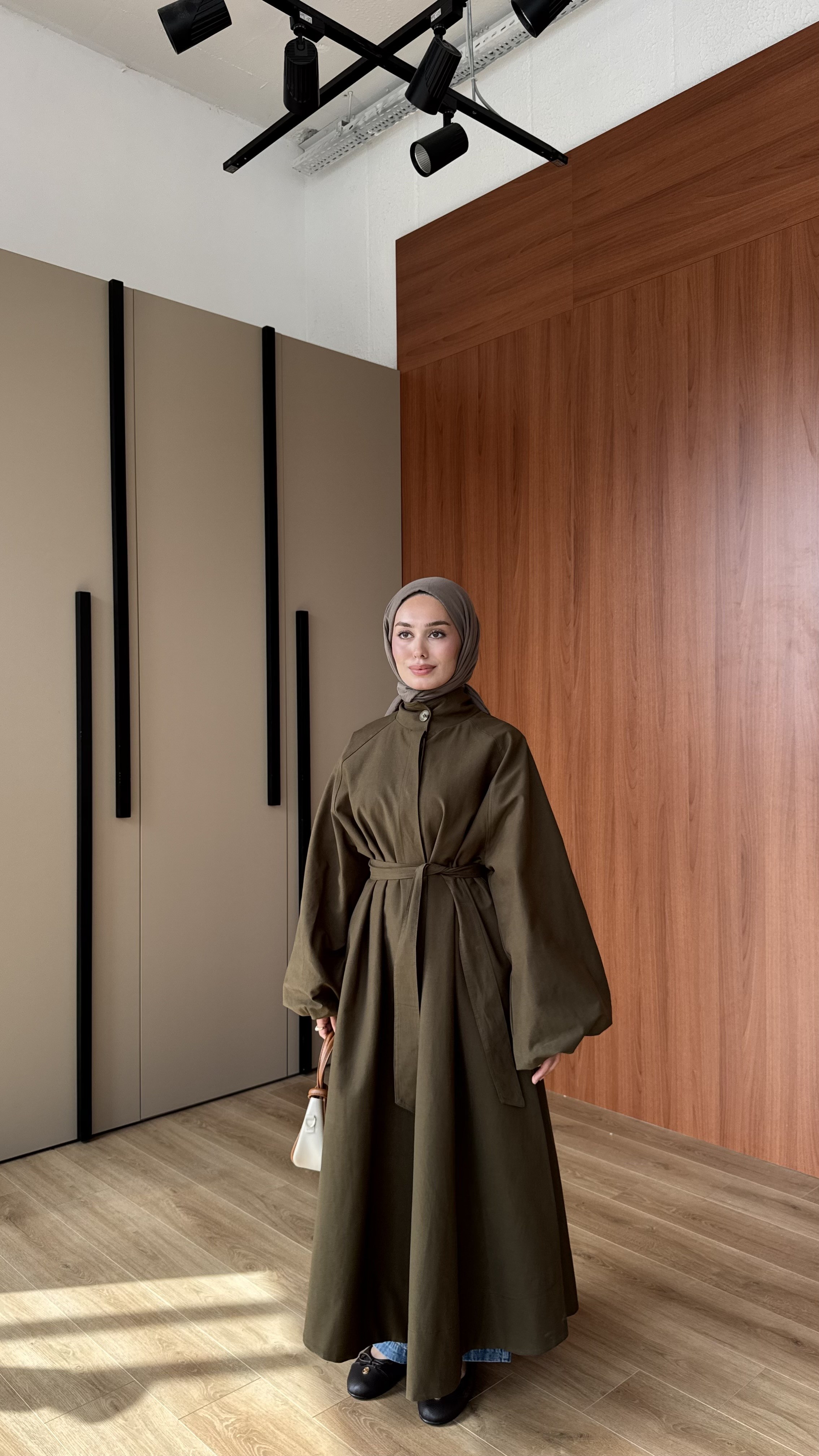 ROBE ASTARLI TRENÇKOT - HAKİ