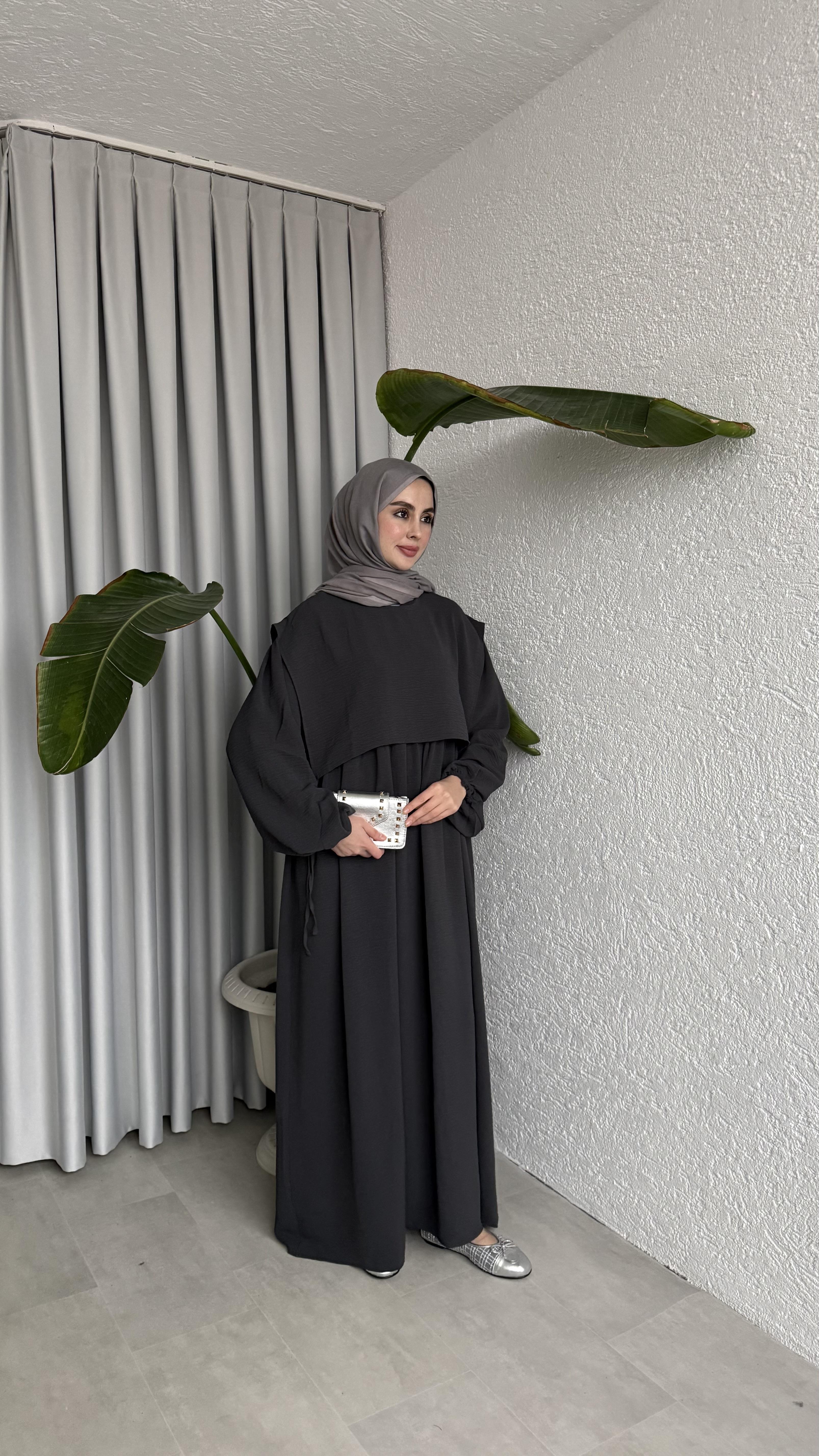 SAYE ELBİSE ANTRASİT