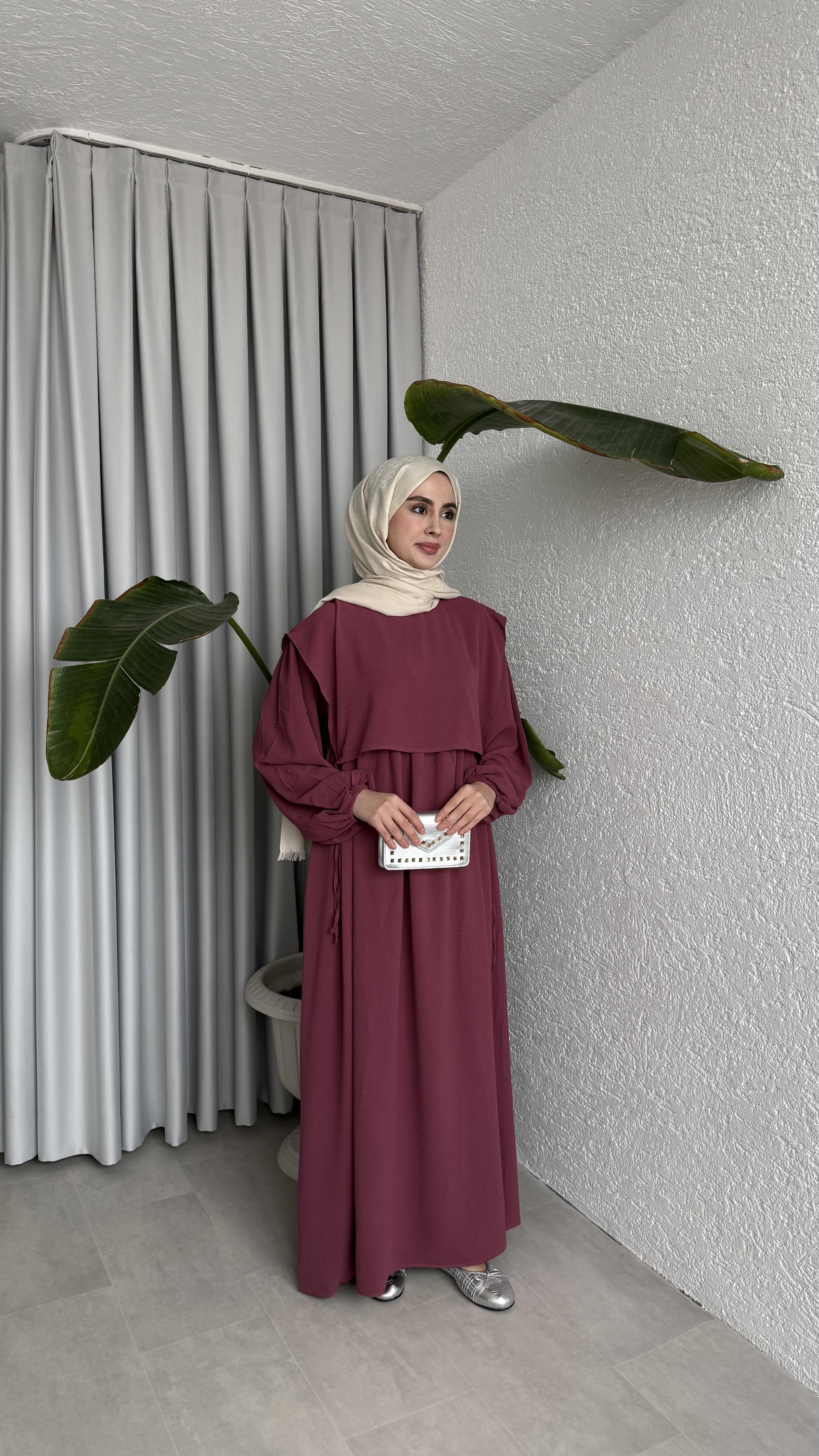 SAYE ELBİSE GÜL