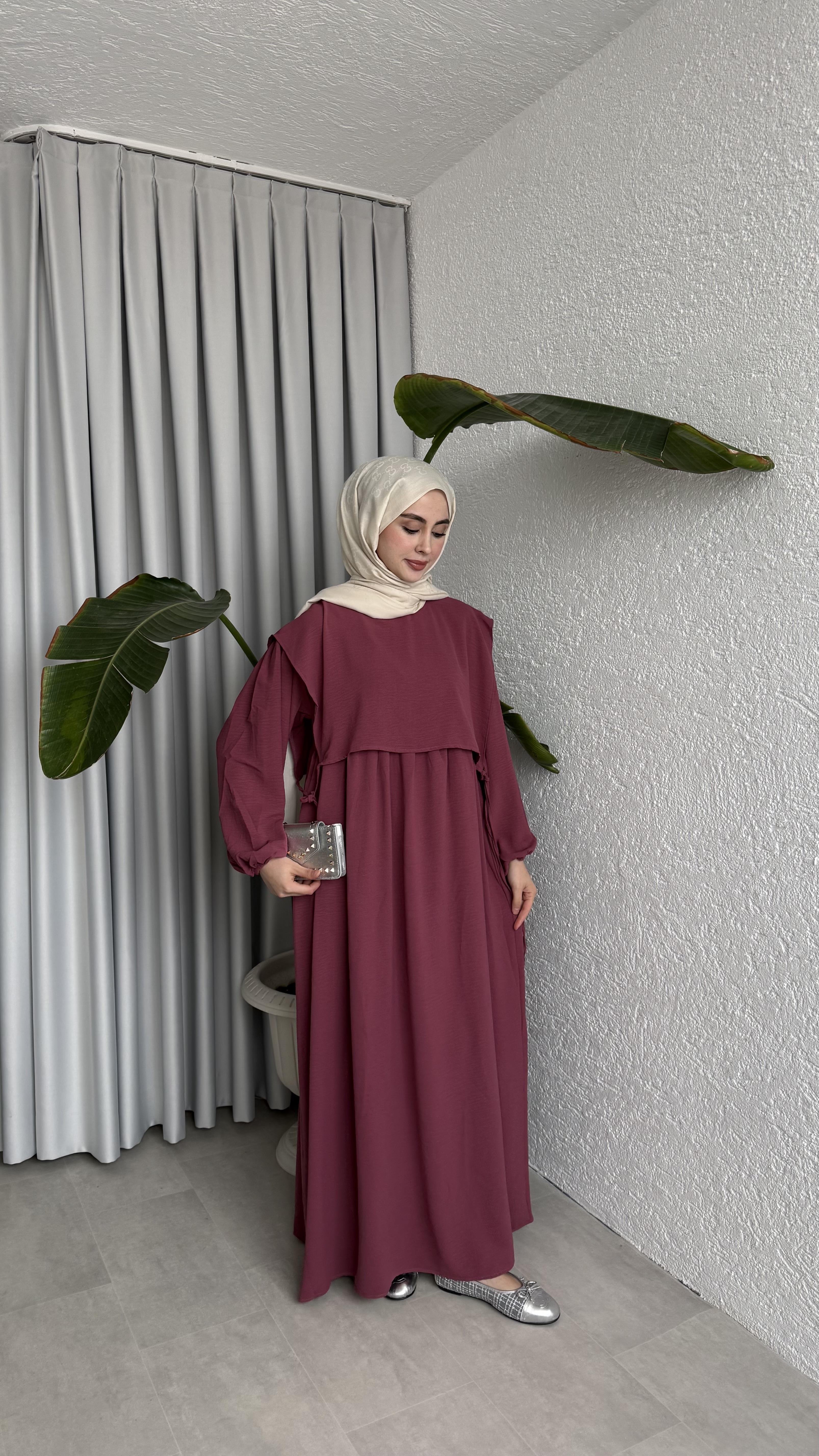 SAYE ELBİSE GÜL