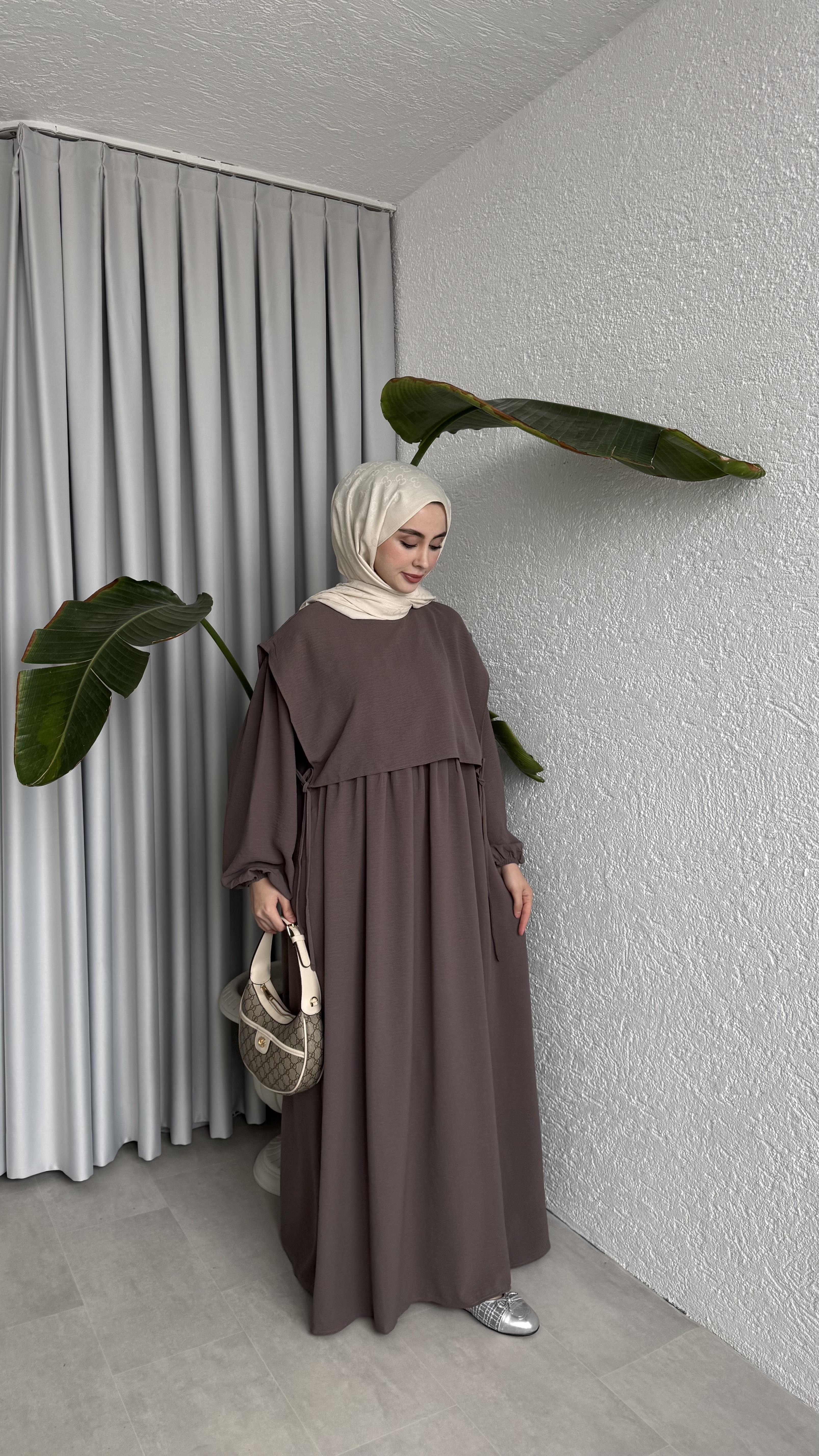 SAYE ELBİSE - VİZON