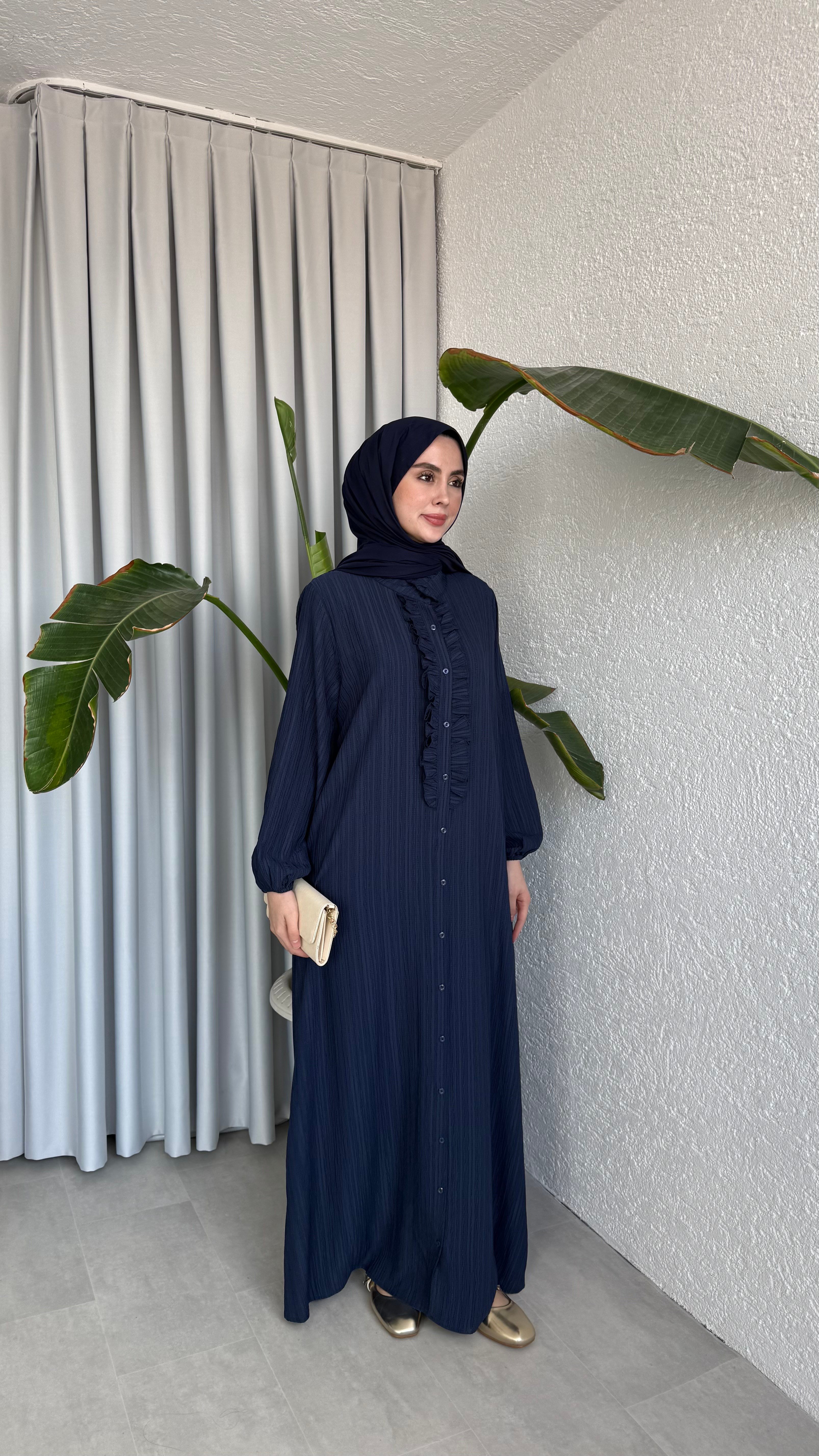 ZARİF ELBİSE LACİVERT