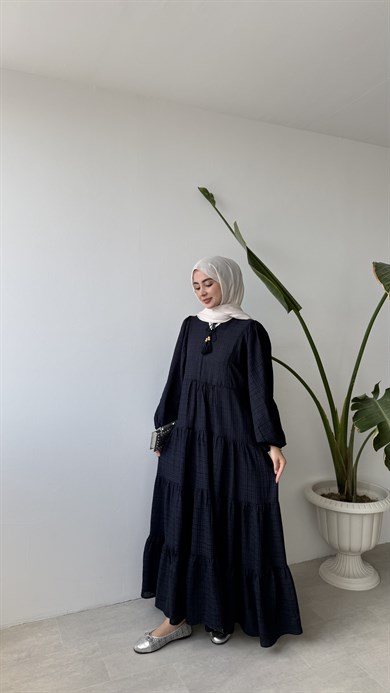 ALAÇATI ELBİSE - LACİVERT