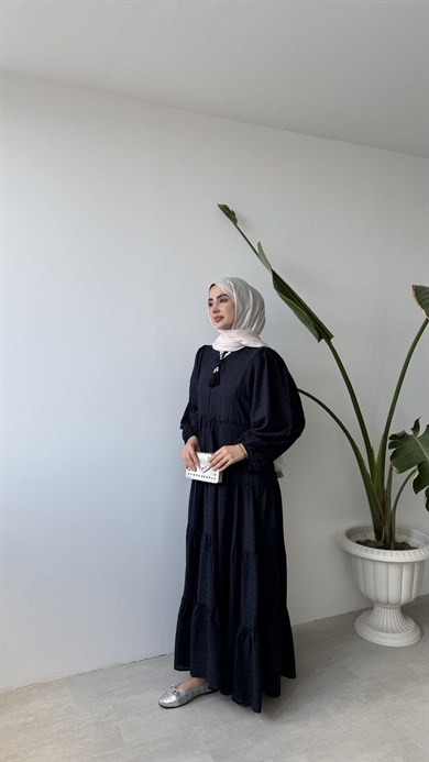ALAÇATI ELBİSE - LACİVERT