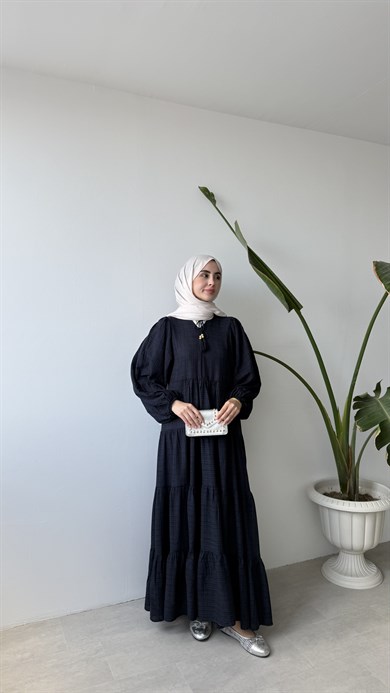 ALAÇATI ELBİSE - LACİVERT