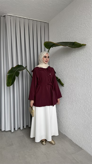 ASTARLI CUPRA CEKET / KAP - MÜRDÜM