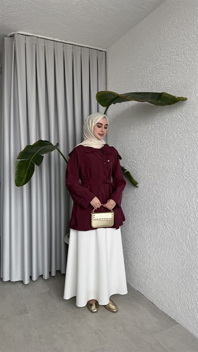 ASTARLI CUPRA CEKET / KAP - MÜRDÜM