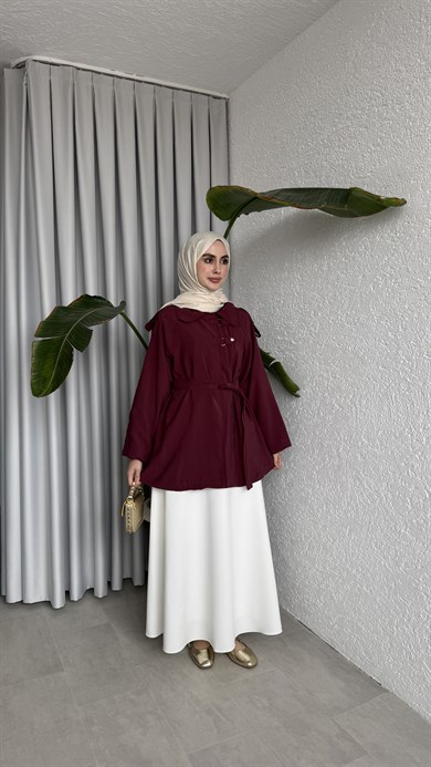 ASTARLI CUPRA CEKET / KAP - MÜRDÜM