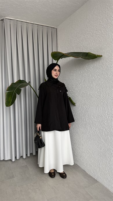 ASTARLI CUPRA CEKET / KAP - SİYAH