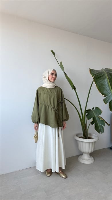BAĞCIKLI TUNİK - HAKİ 